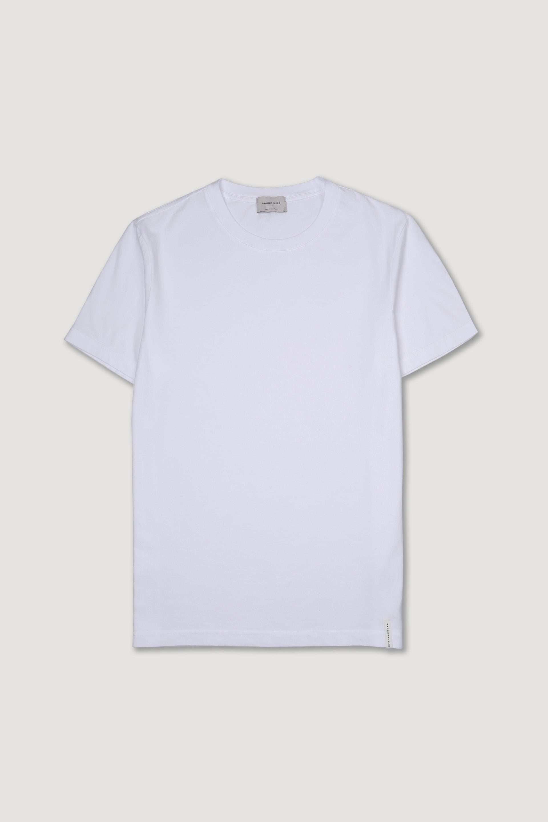 Cotton jersey t-shirt with pocket White
