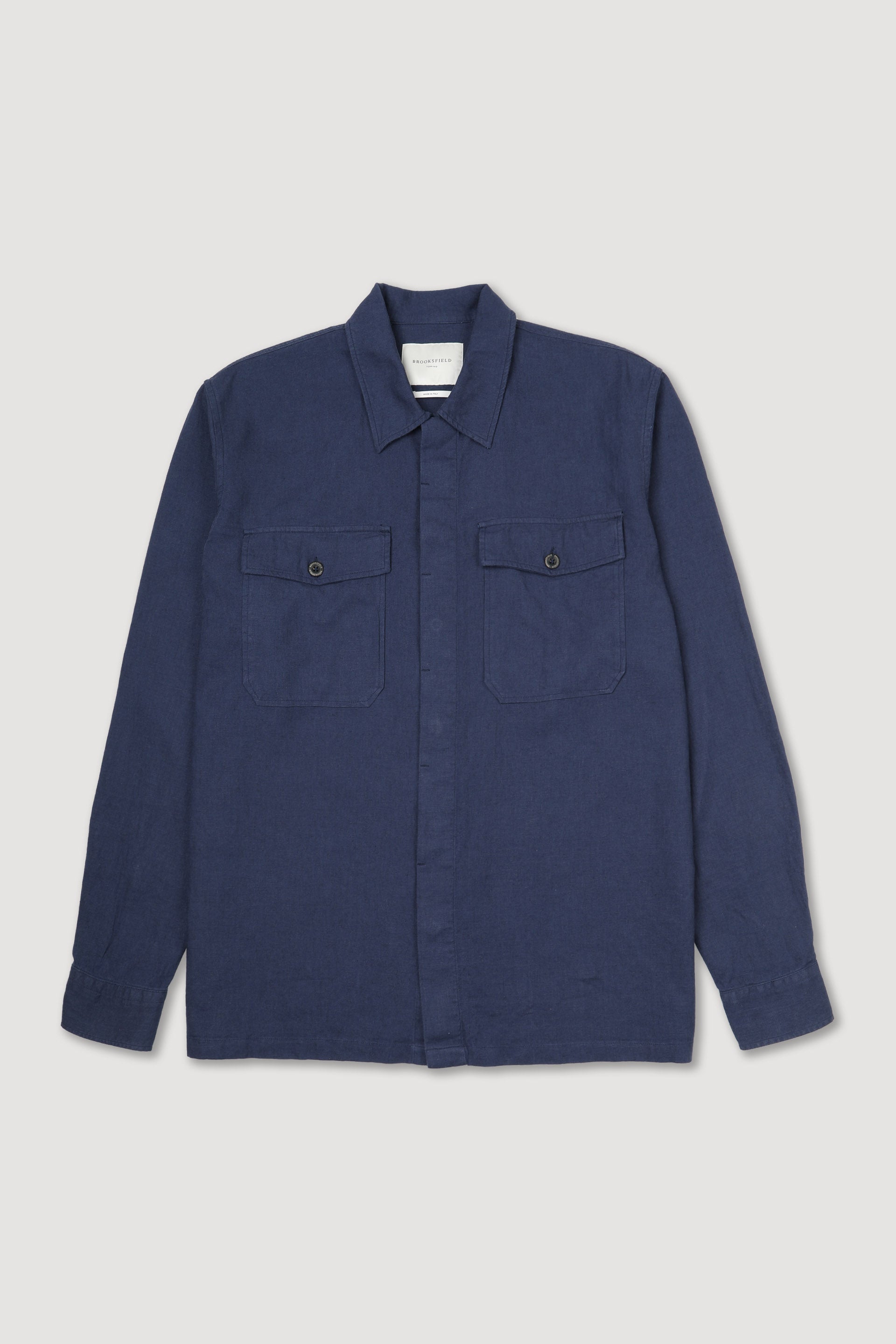 CAMICIAPOP OVER, STANDARD FIT, COREANO, POPLIN LINO UNITO, TINTO CAPO SPECIALE - Universo