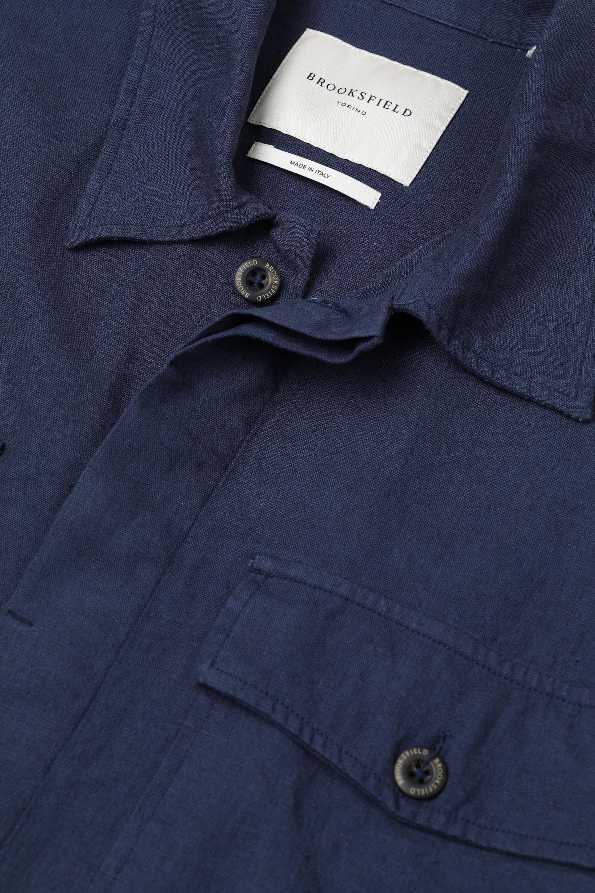 CAMICIAPOP OVER, STANDARD FIT, COREANO, POPLIN LINO UNITO, TINTO CAPO SPECIALE - Universo
