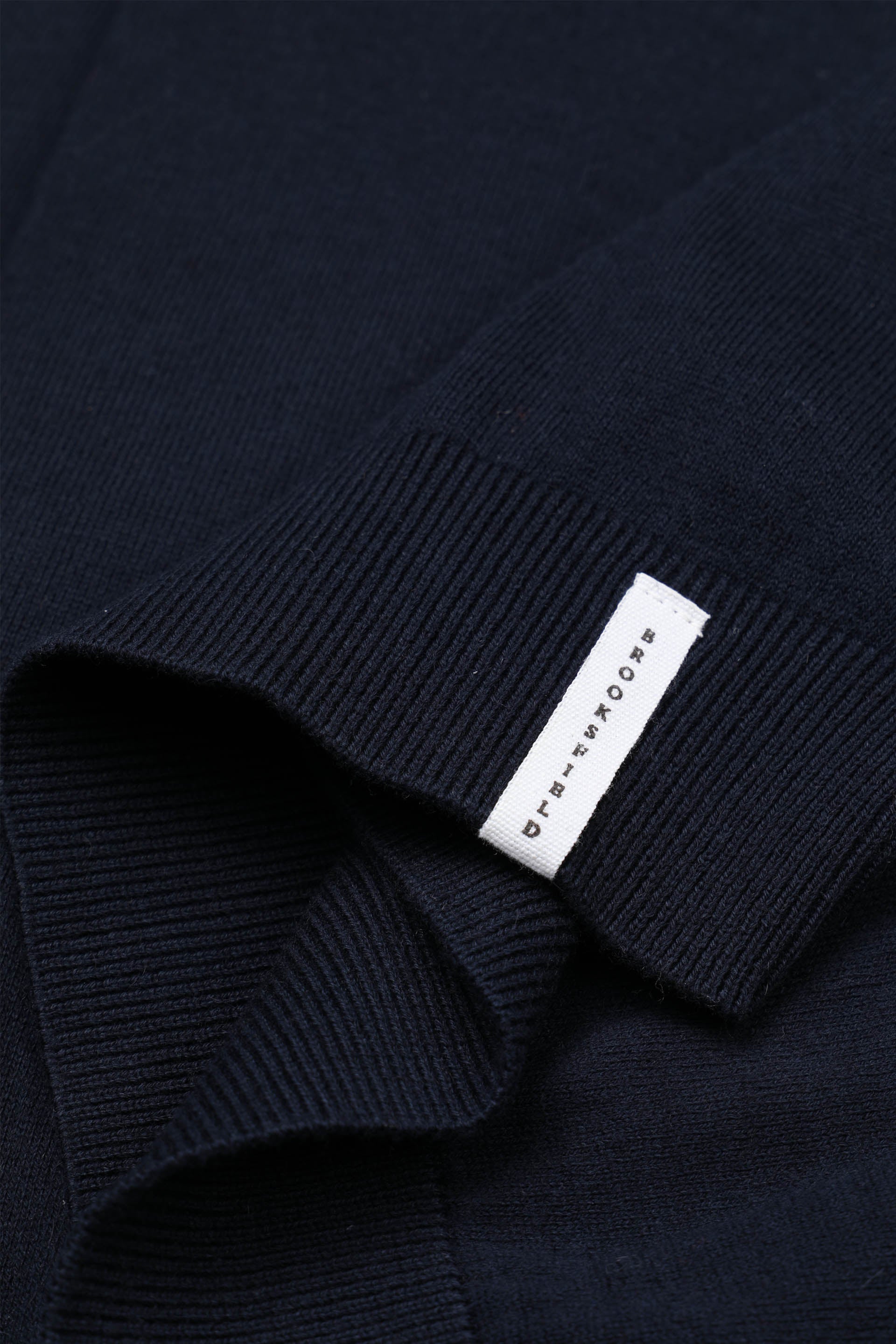 MAGLIA, GIROCOLLO, MISTO CASHMERE RASATO - Blu scuro