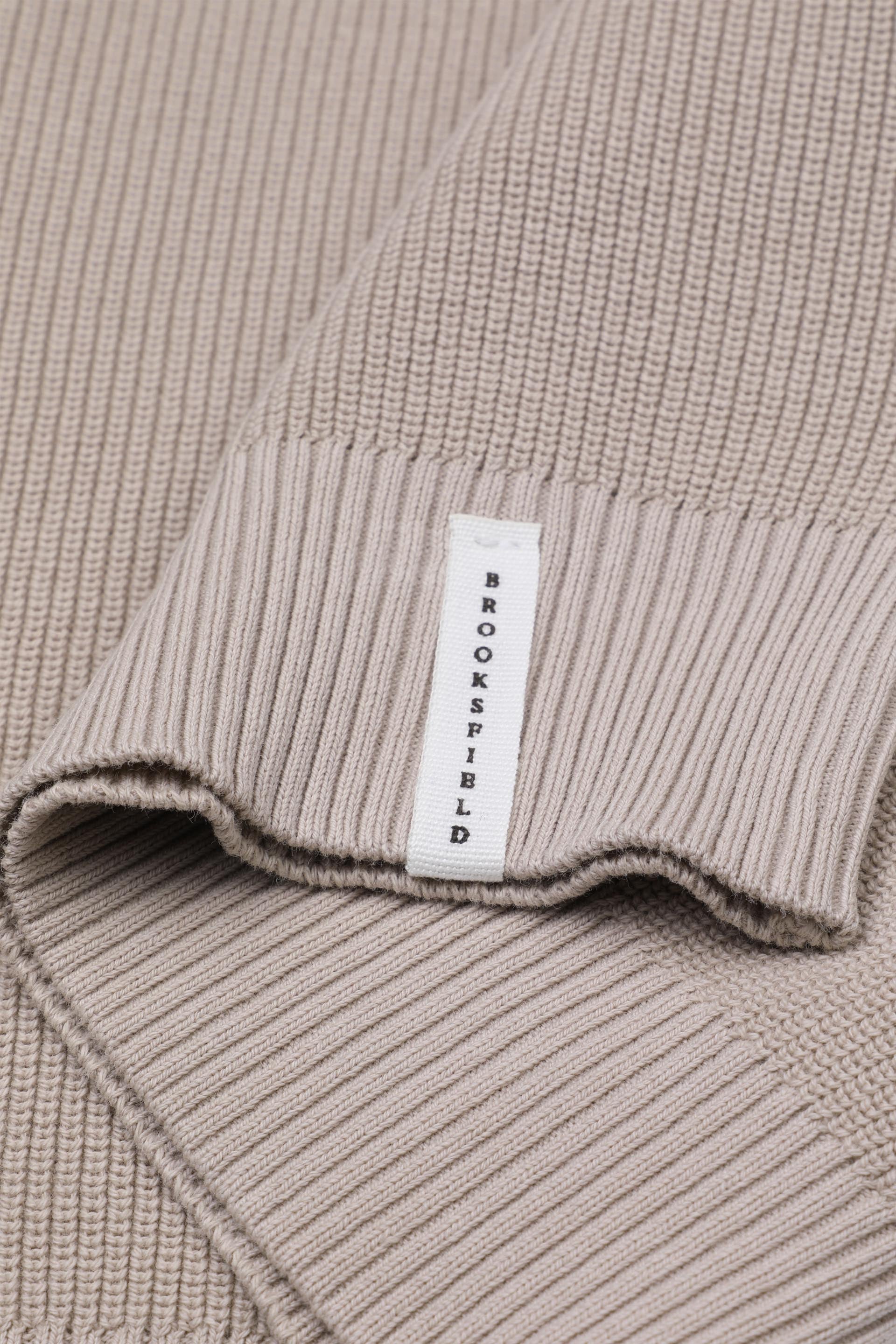 MAGLIA, GIROCOLLO, COTONE MAGLIA INGLESE, TINTO CAPO - Soft kaki