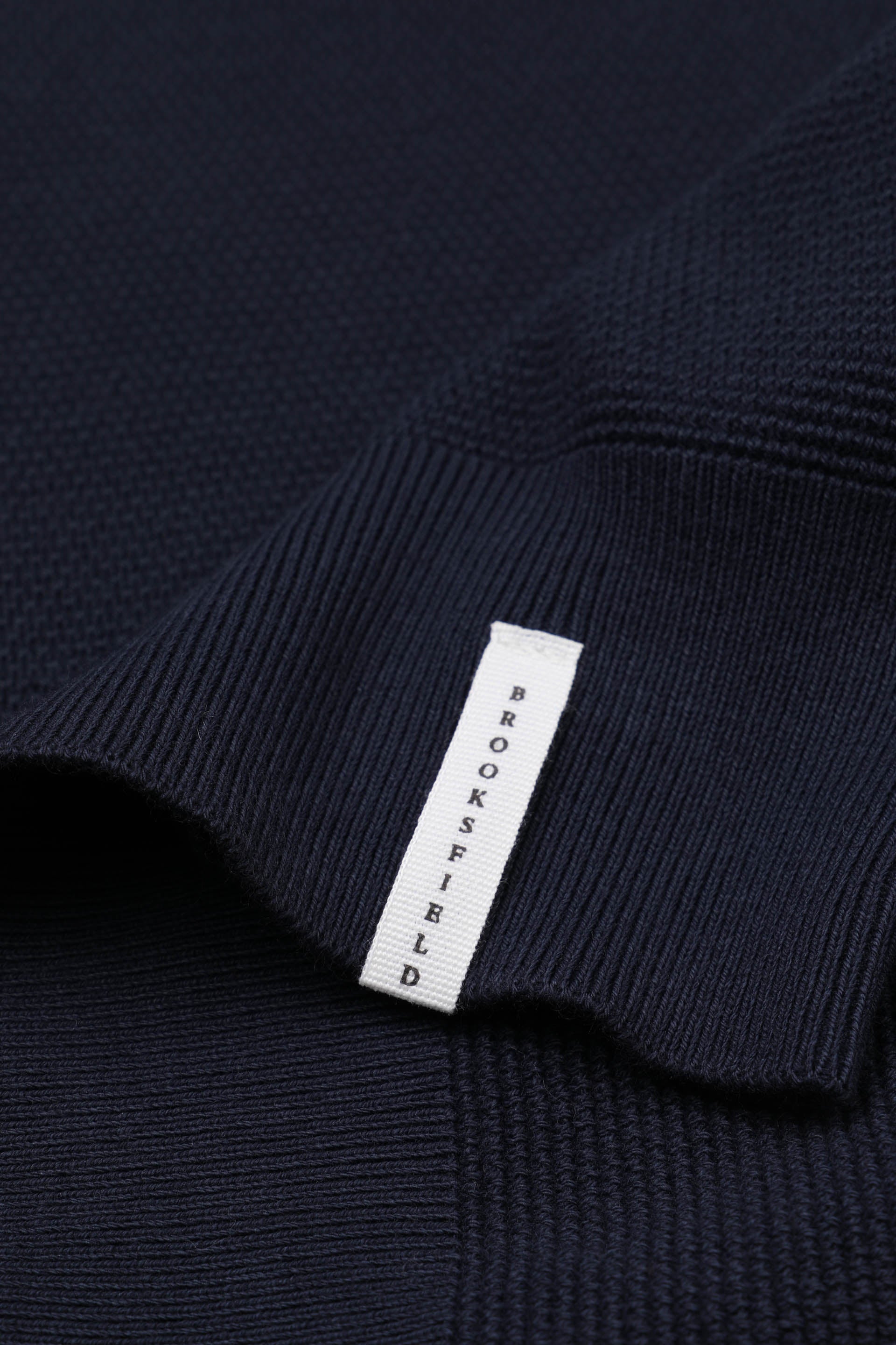 MAGLIA, GIROCOLLO, COTONE MINI MOTIVO, TINTO CAPO - Navy blue