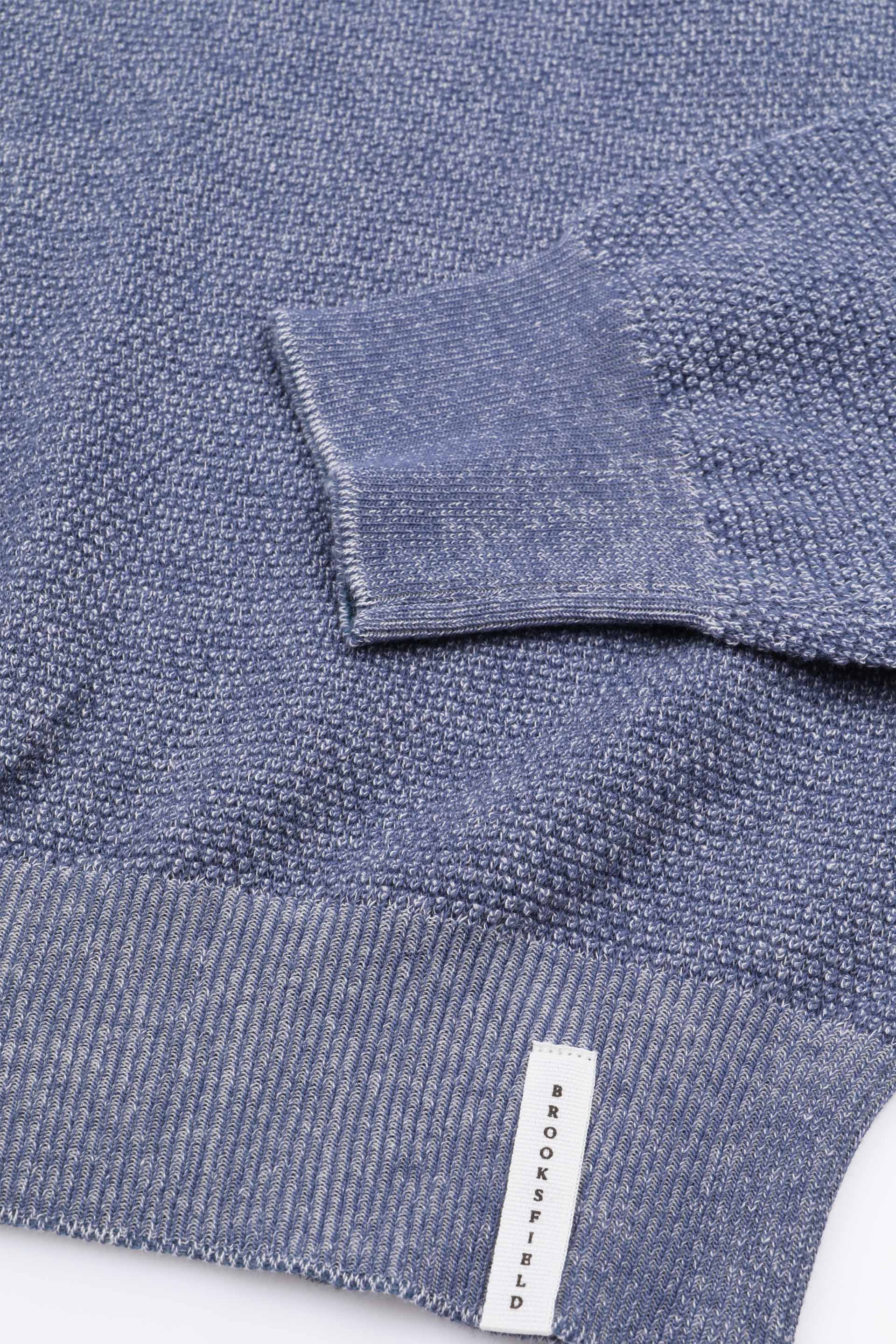 MAGLIA, GIROCOLLO, COTONE GRANA DI RISO VANISE - Rain/milk