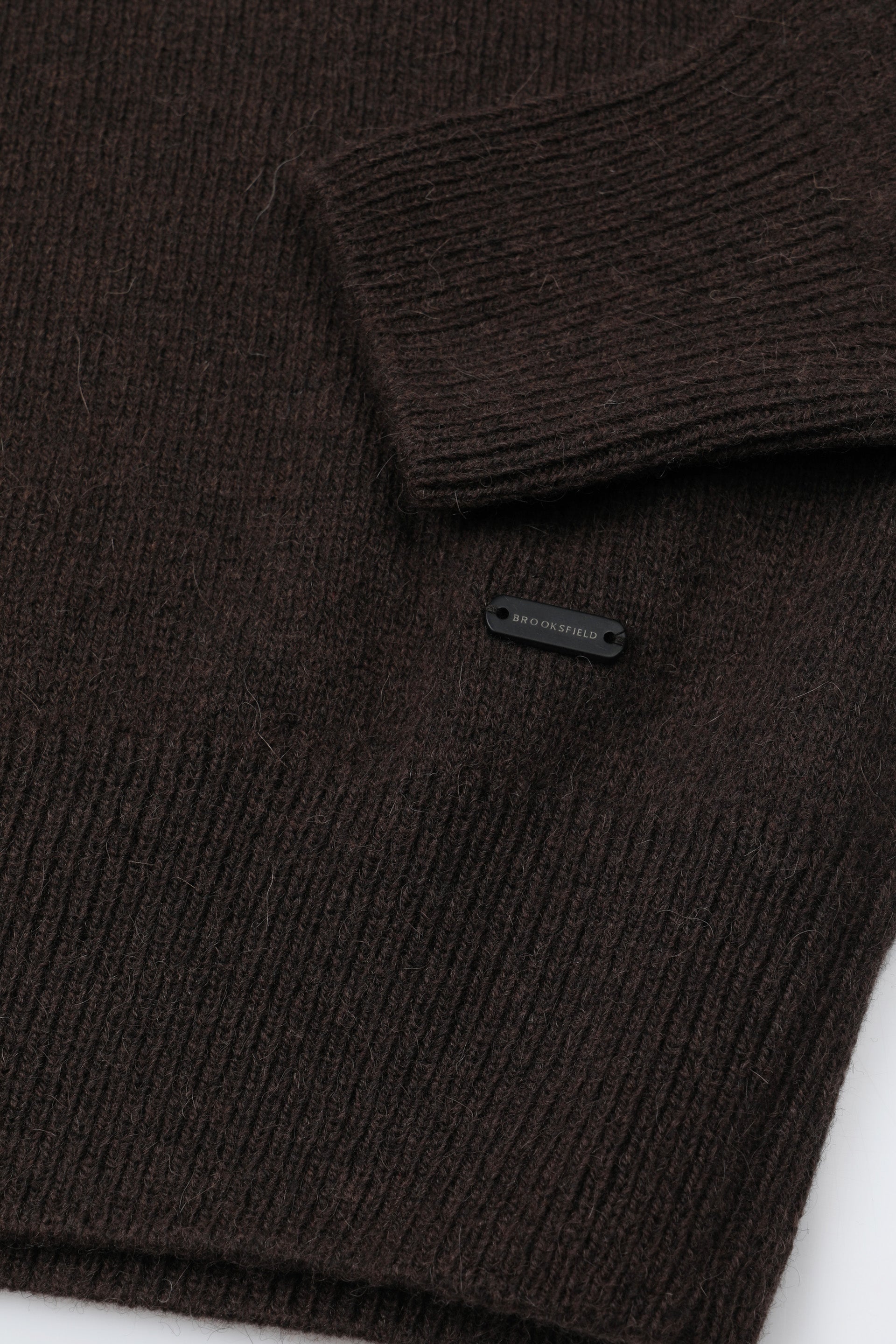 Maglia dolcevita in misto alpaca. Marrone - Coconut