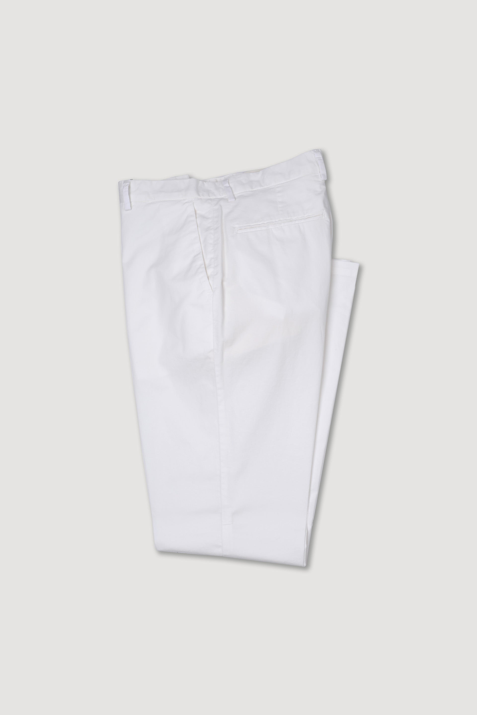 PANTALONE, DEAN-CHINO, TWILL COTONE STRETCH UNITO, TINTO CAPO - Off white