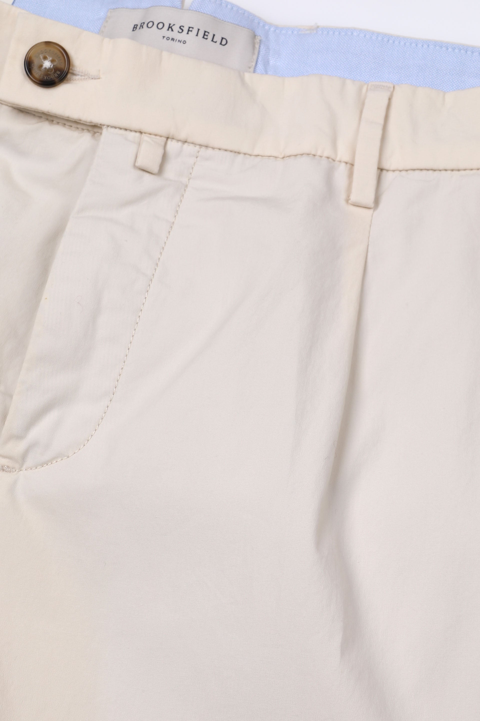 PANTALONE, DEAN-CHINO, POPLIN COTONE NYLON STRETCH UNITO - Champignon