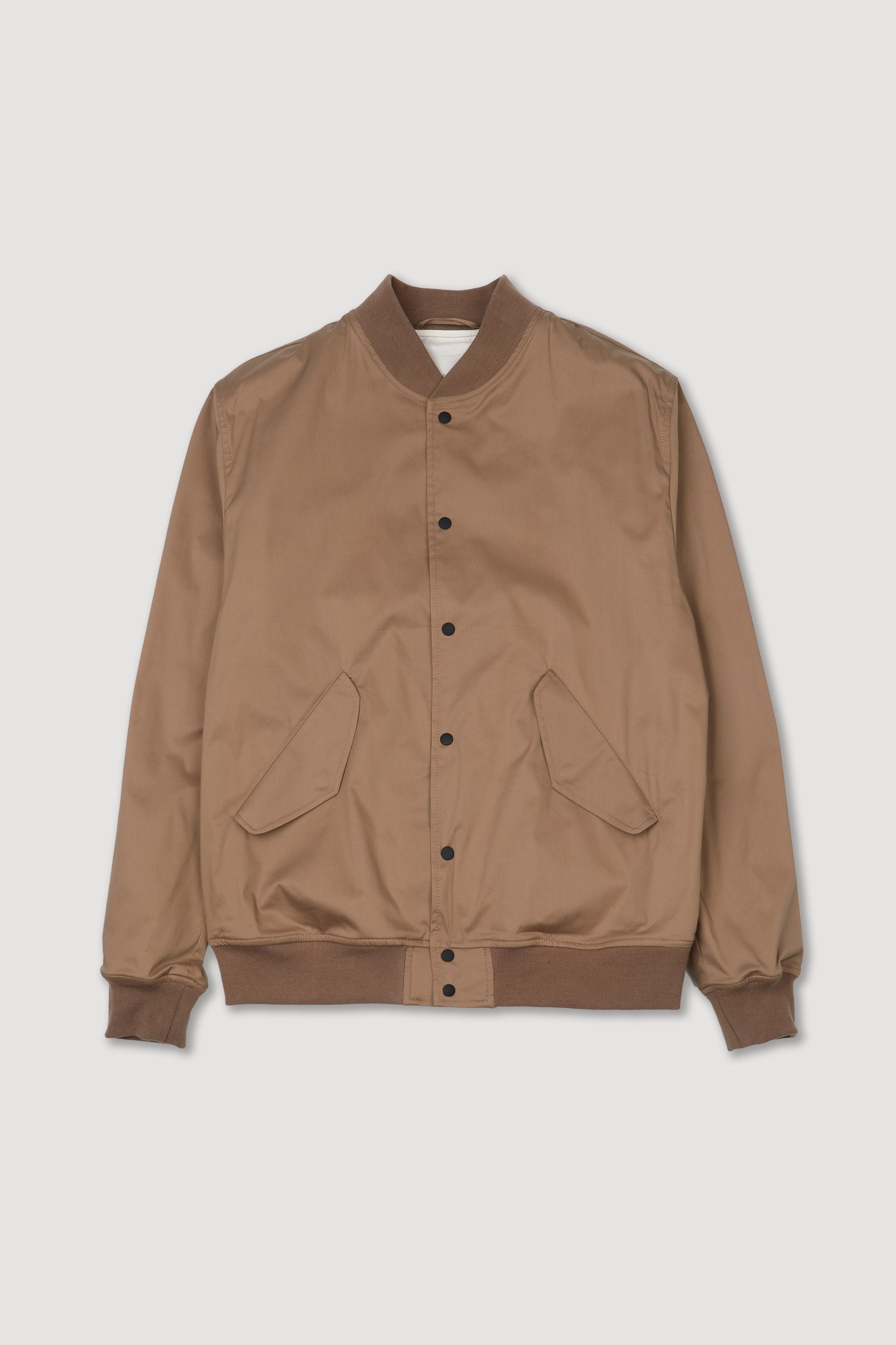 GIUBBOTTO BOMBER, POPELINE MISTO COTONE STRETCH, SFODERATO - Rovere