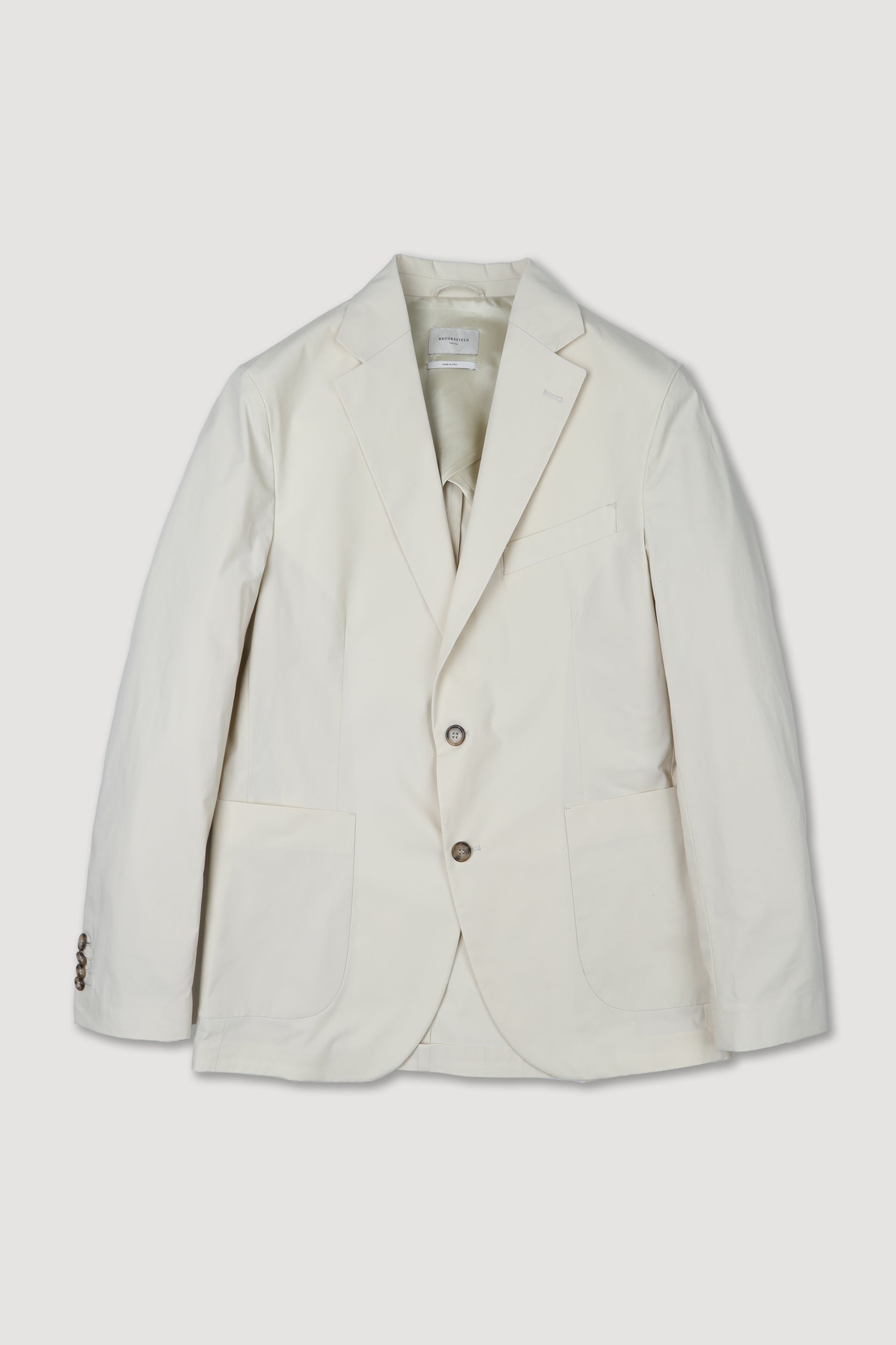 BLAZER, SEERSUCKER COTONE STRETCH - Champignon