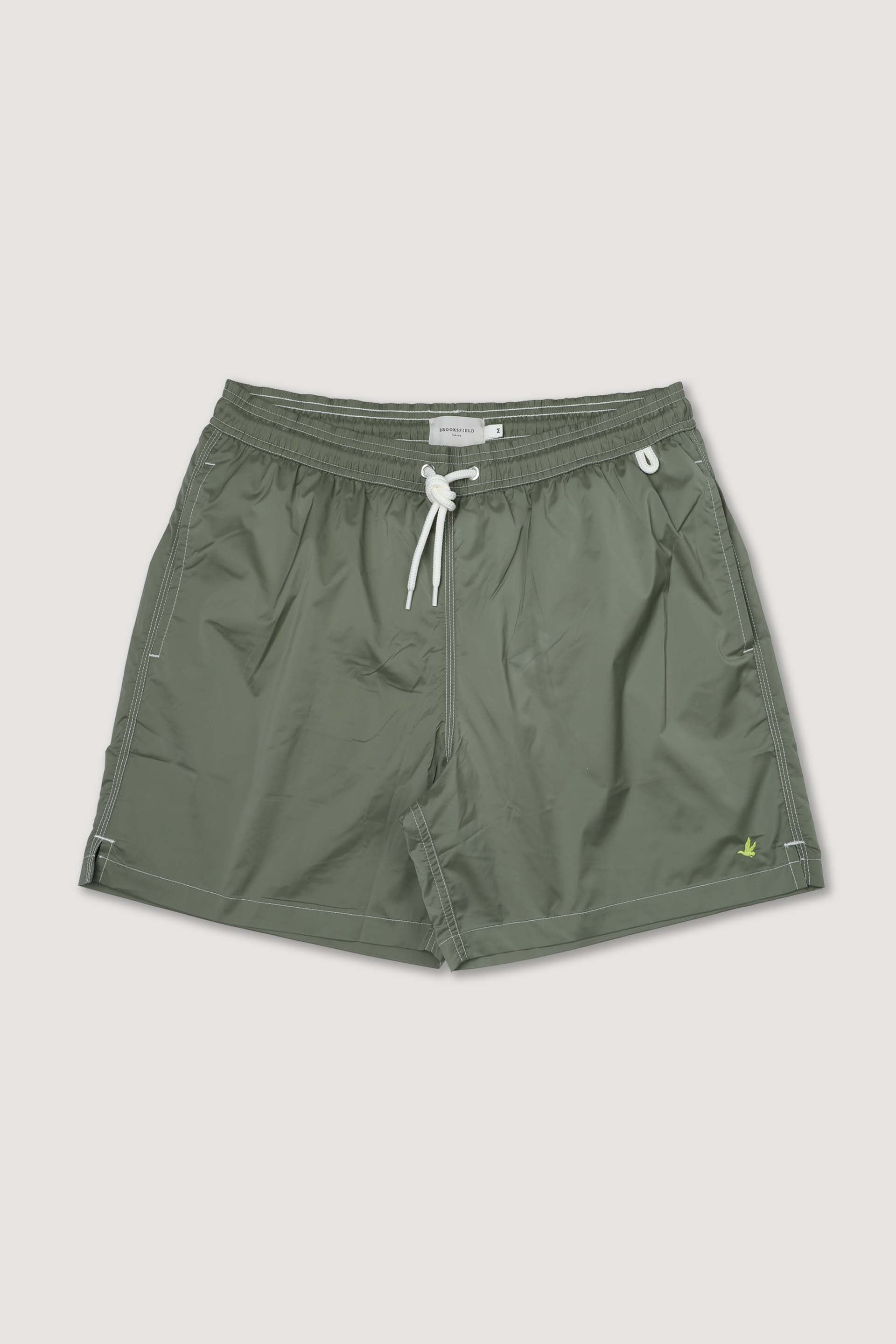 Swim shorts in Mid-length Green Fatigue green