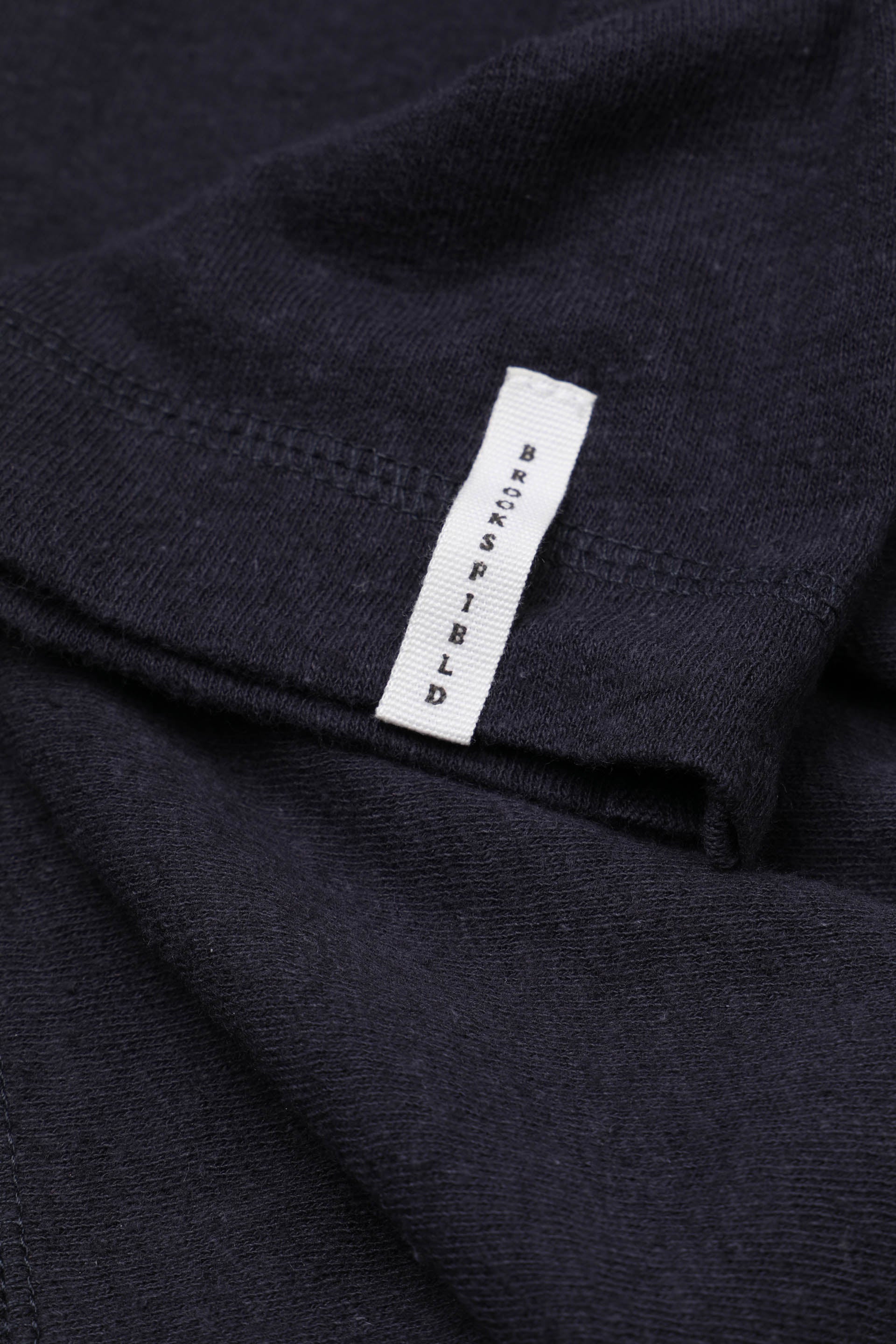Polo in jersey di lino misto cotone. Blu - Navy