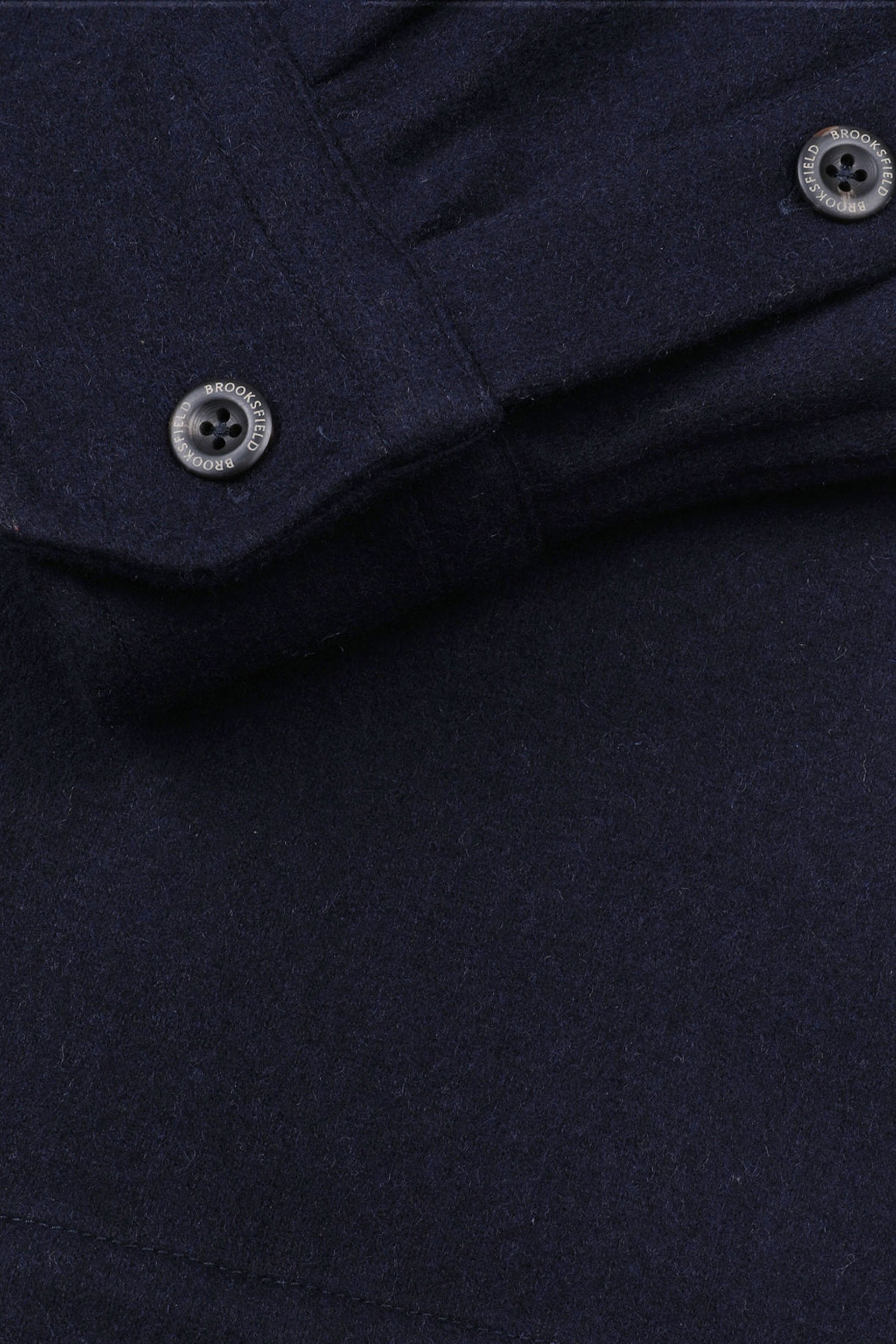 Overshirt in tessuto jersey di misto lana. Blu - Blue