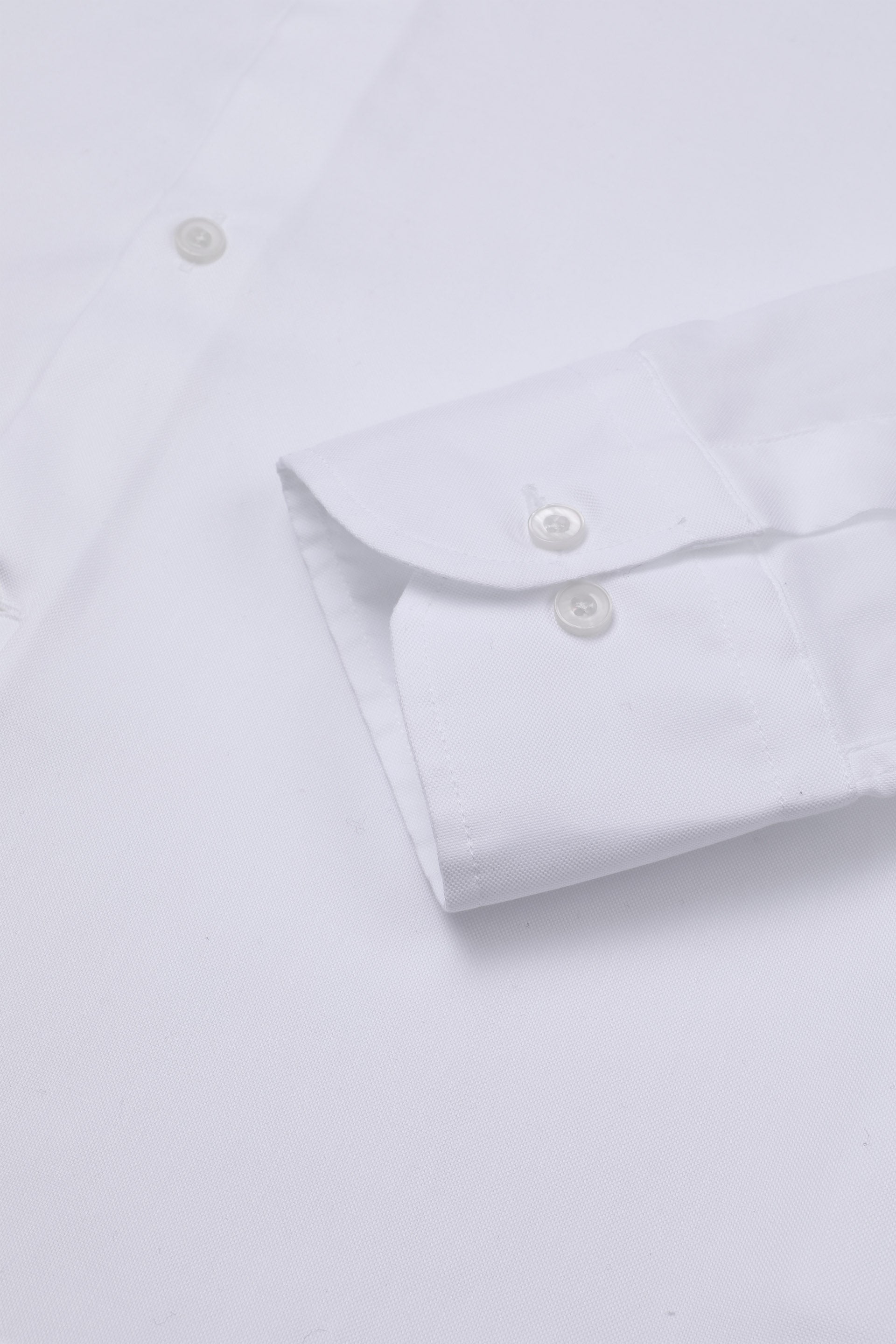 CAMICIA, SLIM FIT, BUTTON DOWN, OXFORD COTONE UNITO - White