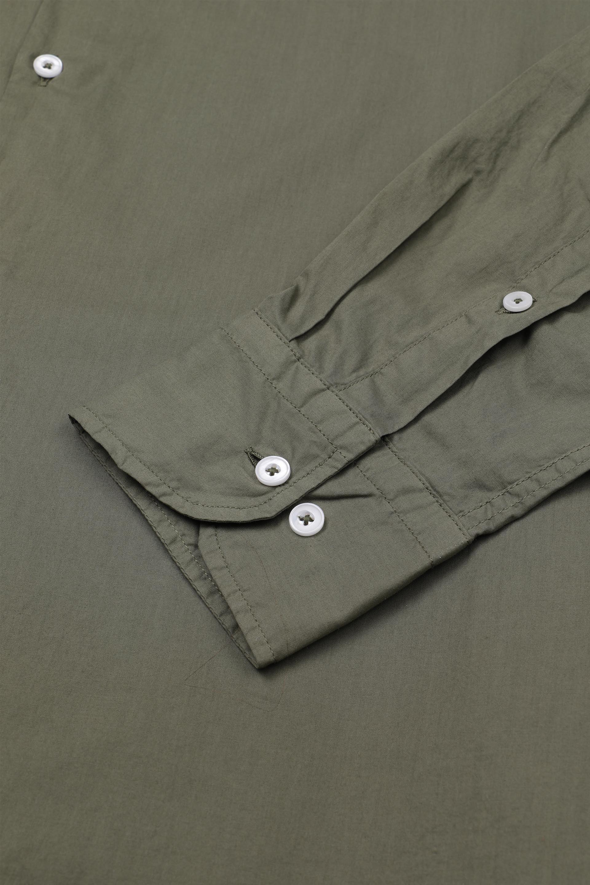 CAMICIA, REGULAR, BUTTON DOWN, POPLIN COTONE UNITO, TINTO CAPO - Alligator