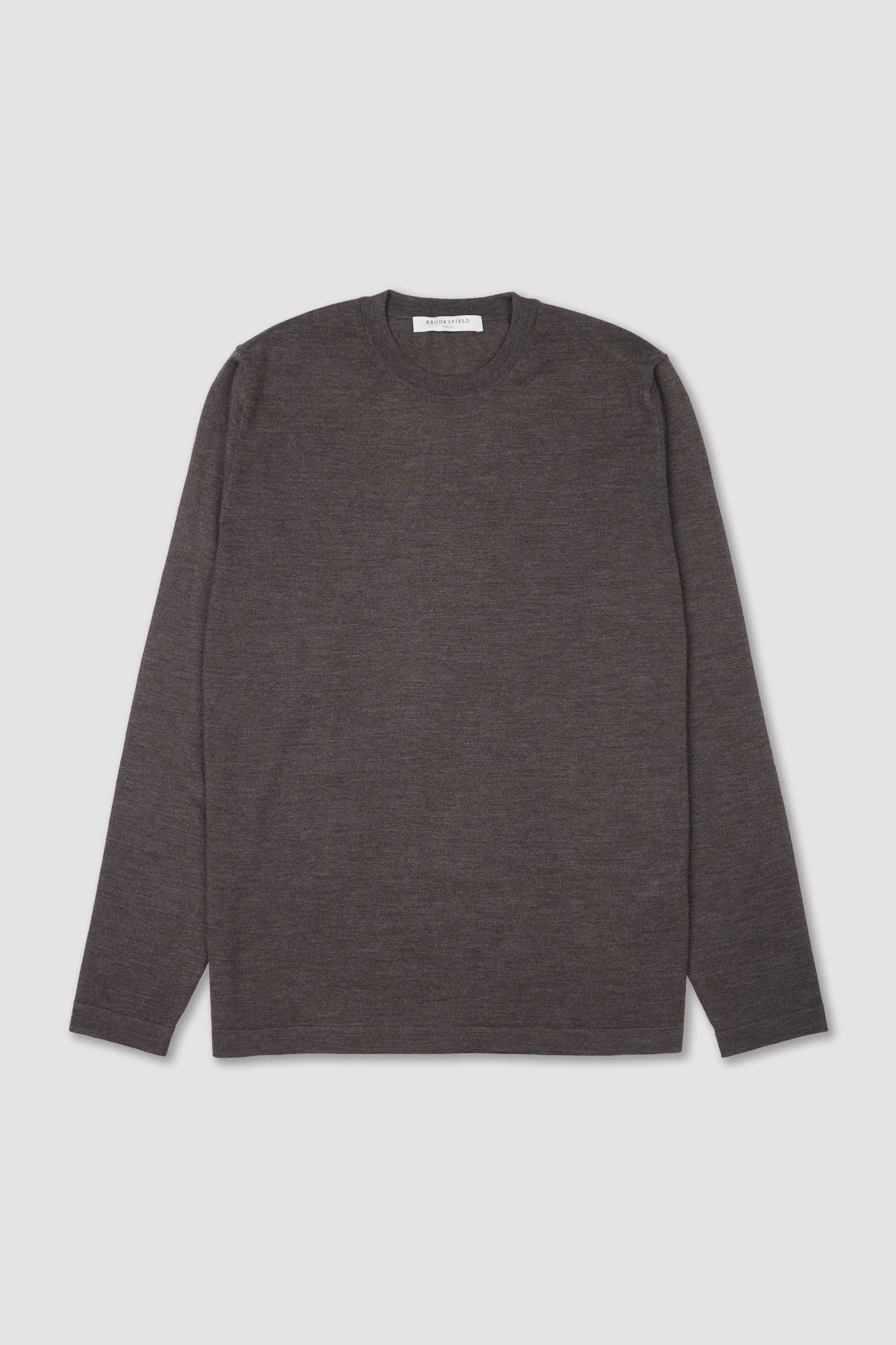 UOMO- GIROCOLLO RASATO, MANICA A GIRO, POLSI E FONDI IN TUBOLARE MISTO LANA/SETA/CASHMERE (FIN.16) - Mousse