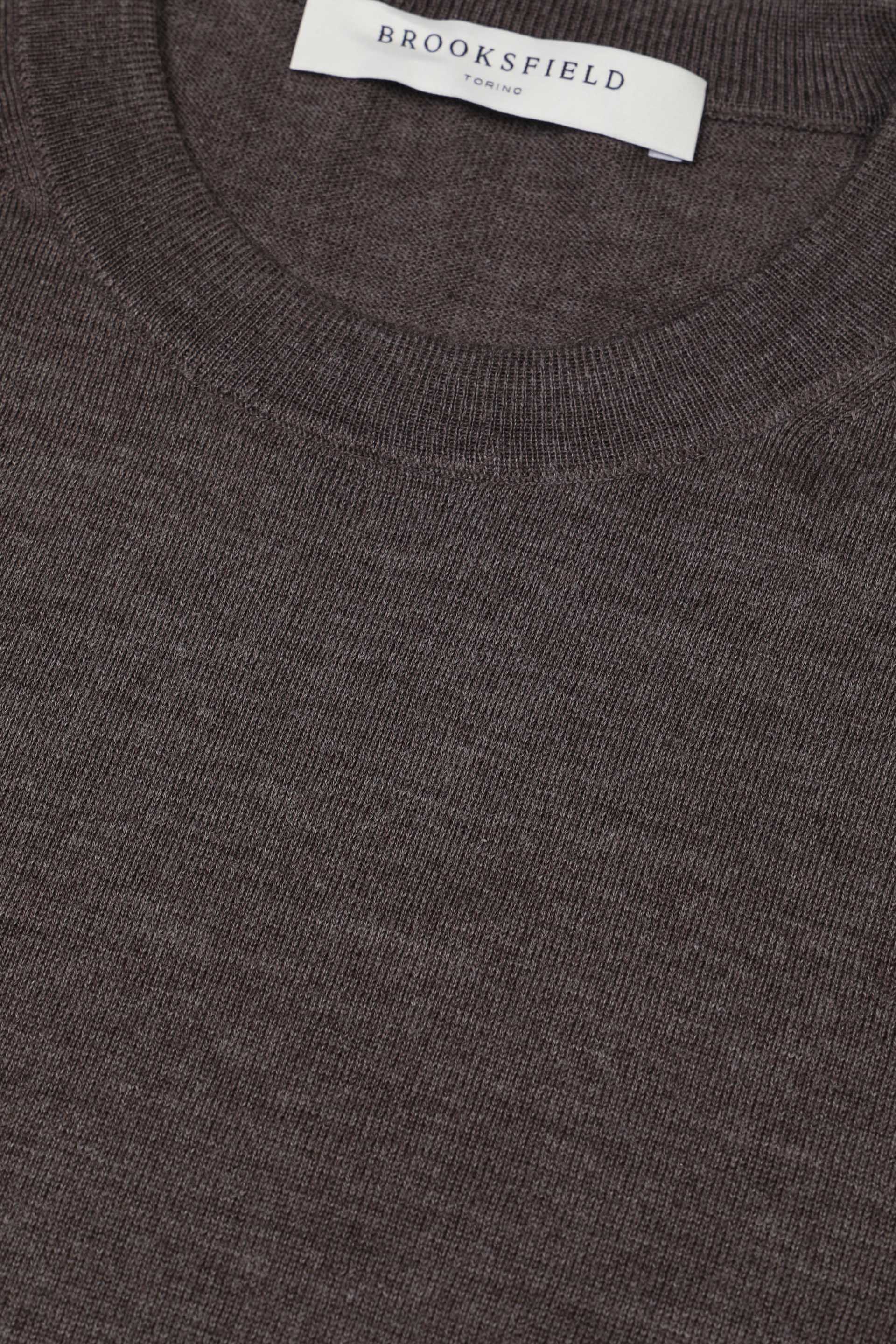 UOMO- GIROCOLLO RASATO, MANICA A GIRO, POLSI E FONDI IN TUBOLARE MISTO LANA/SETA/CASHMERE (FIN.16) - Mousse