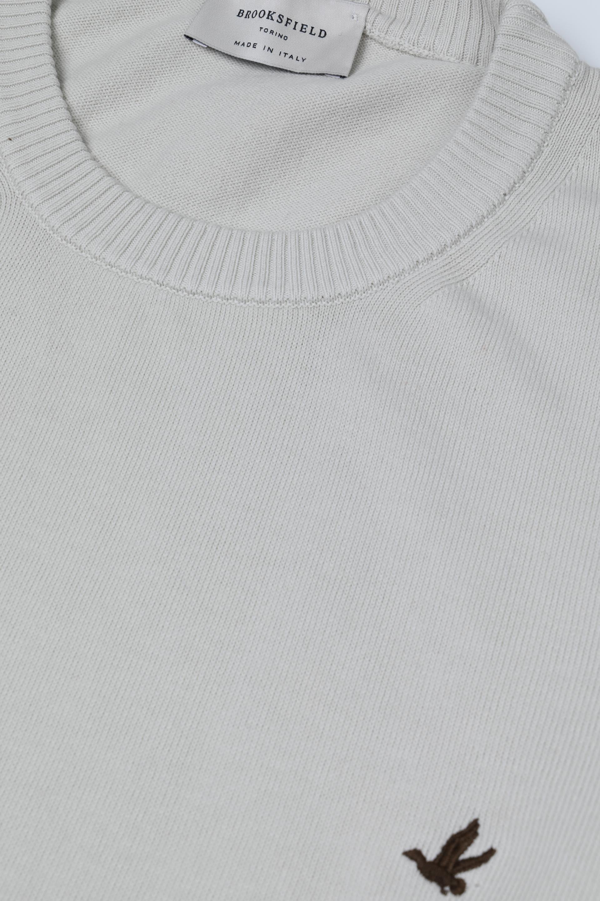 MAGLIA, DOLCEVITA, COTONE RASATO, TINTO CAPO - Mastice