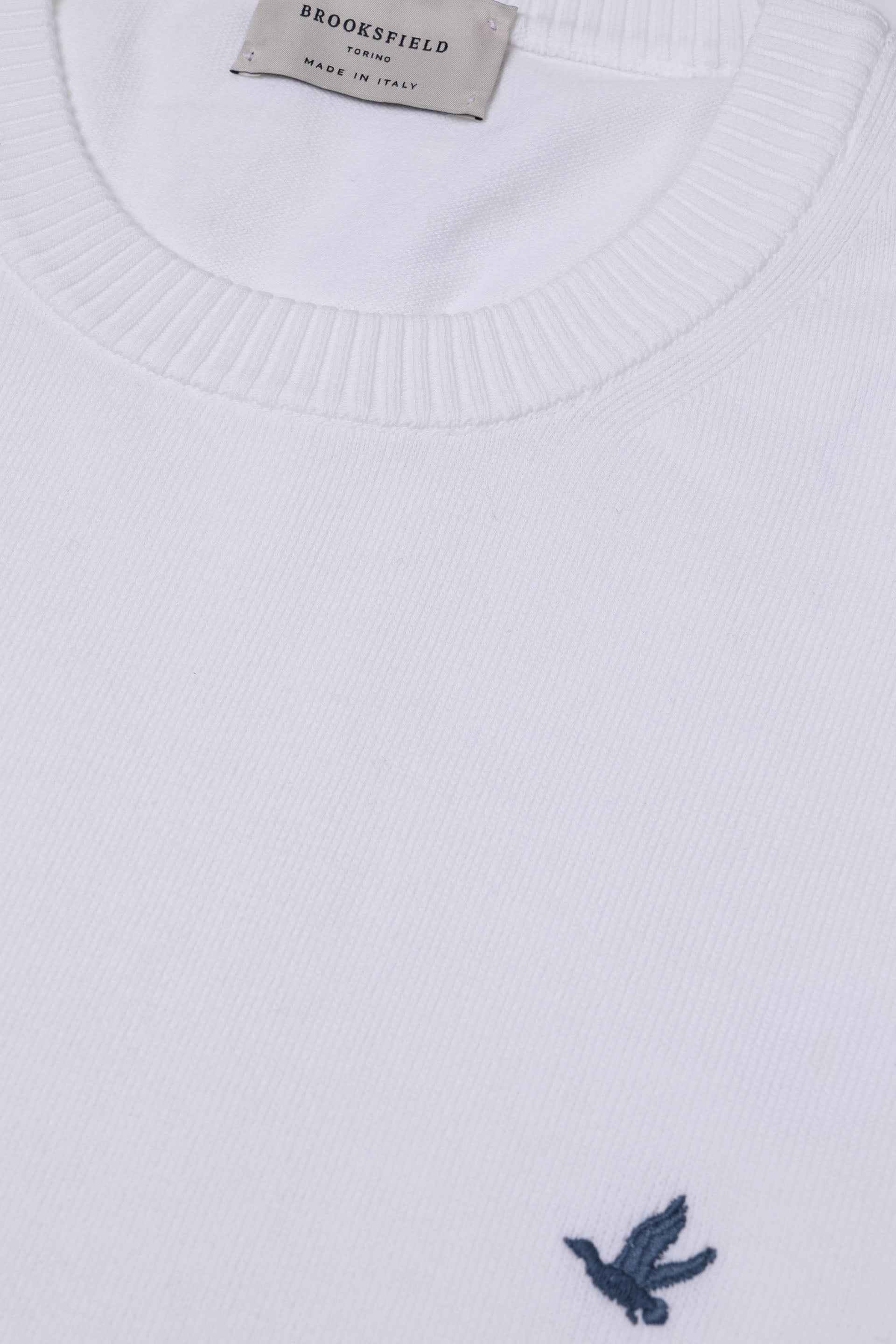 MAGLIA, DOLCEVITA, COTONE RASATO, TINTO CAPO - Off white