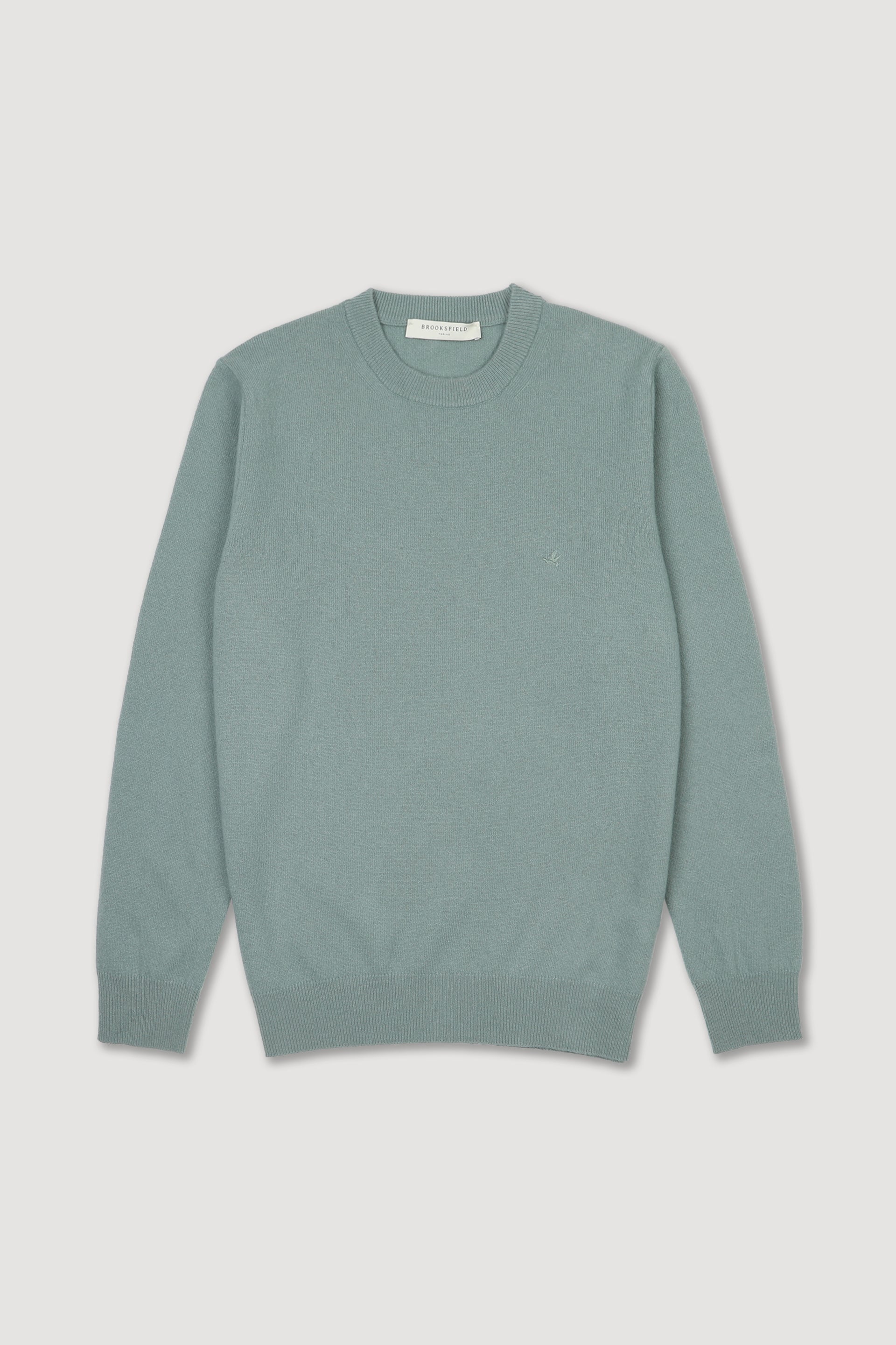 UOMO-GIROCOLLO RASATO, LAMBSWOOL (FIN.12) - Tiglio