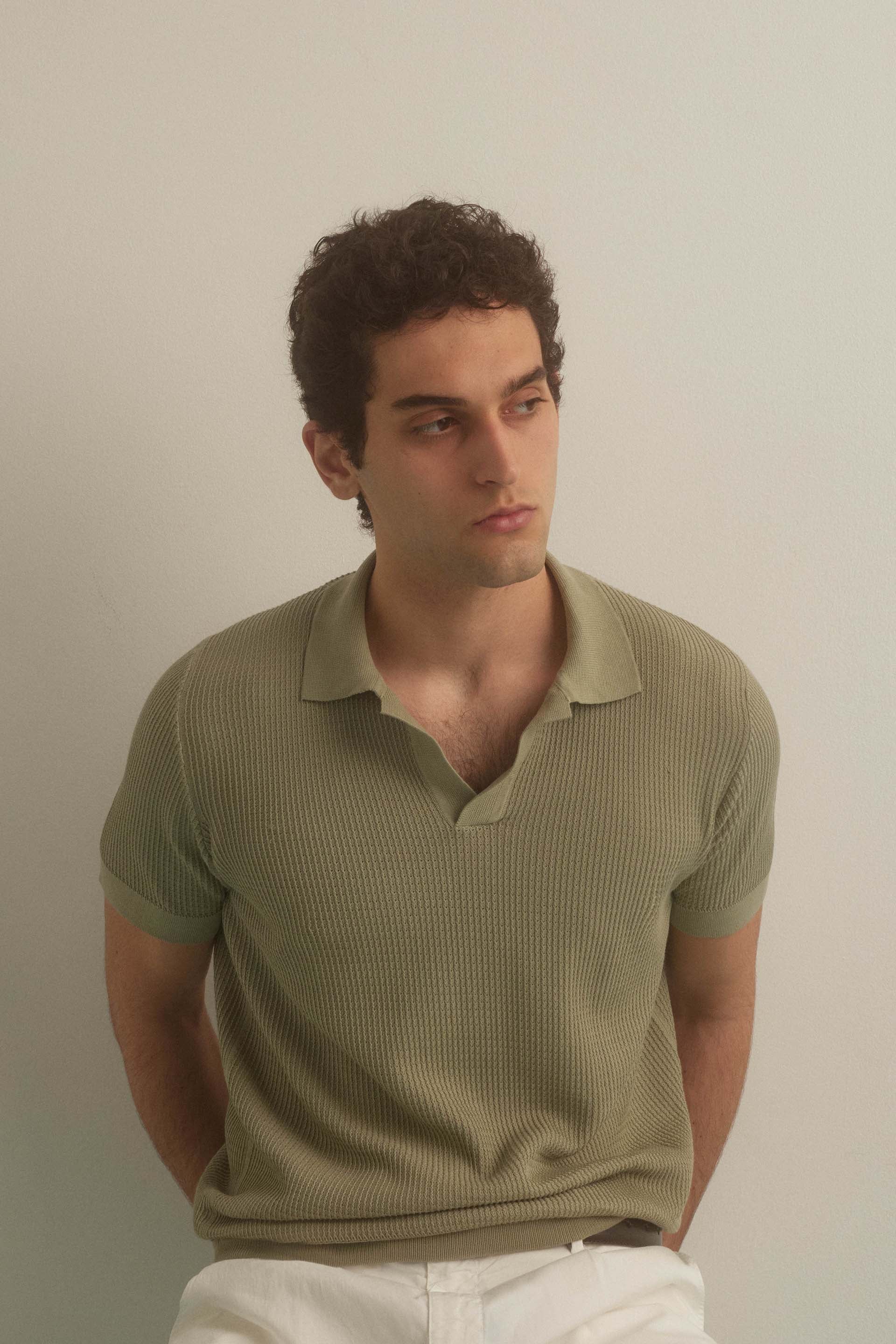 MAGLIA, POLO, MANICA CORTA, COTONE COSTA, TINTO CAPO - Artichoke
