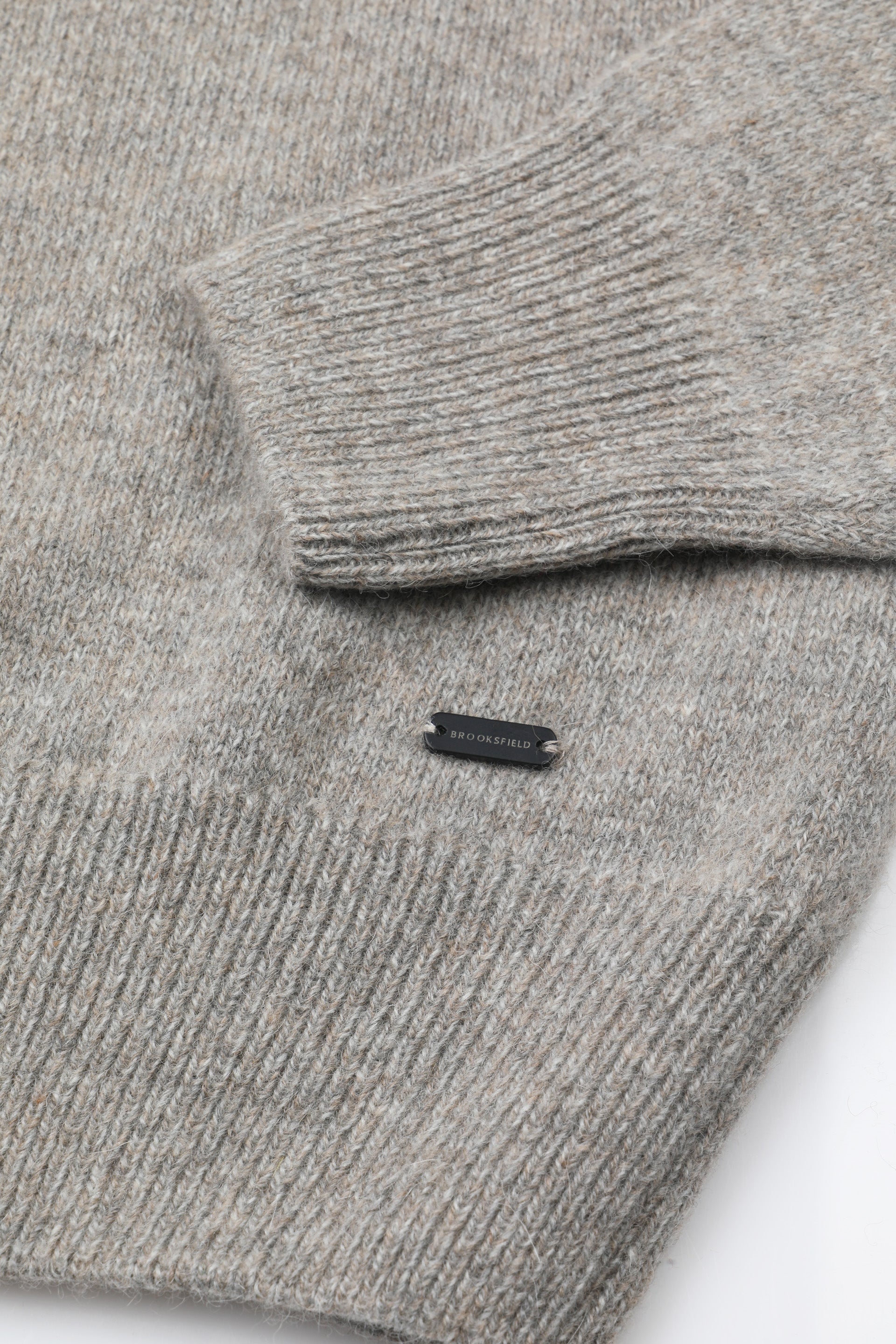 Maglia dolcevita in misto alpaca. Grigio - Fog