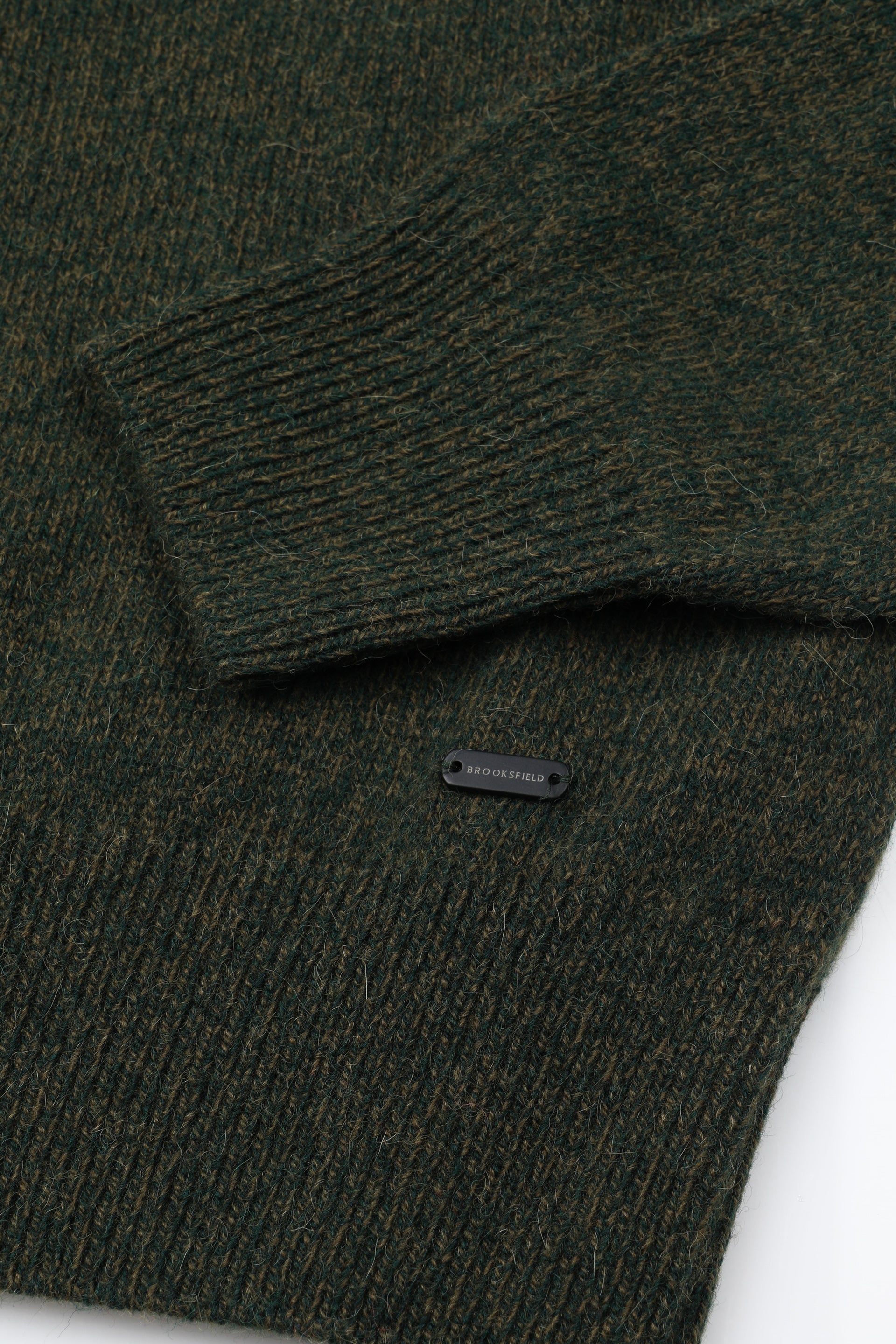 Maglia dolcevita in misto alpaca. Verde - Bosco