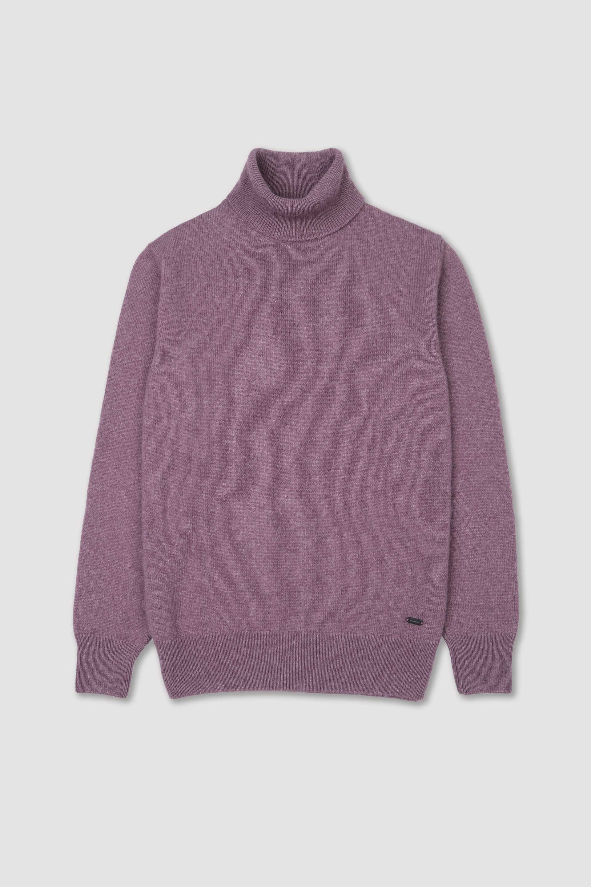 UOMO-DOLCEVITA RASATO, MISTO ALPACA (FIN.7) - Malva