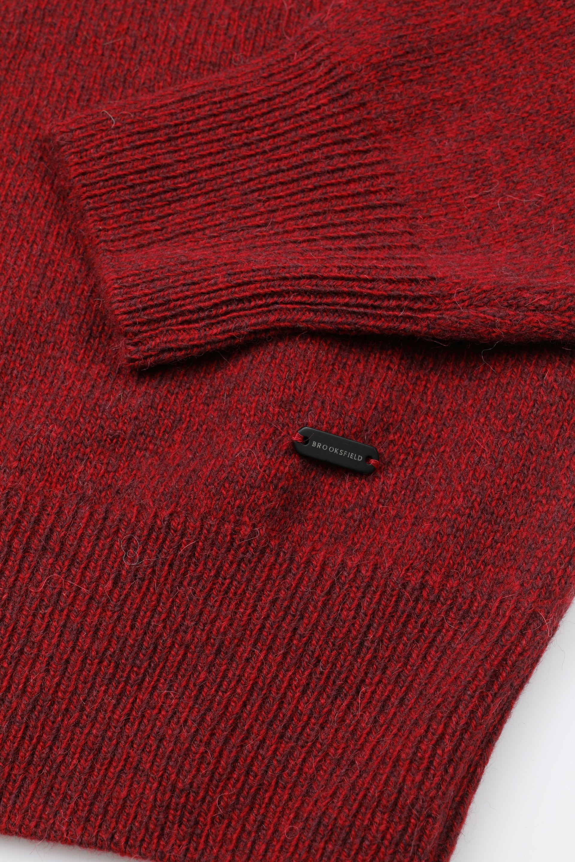 Maglia dolcevita in misto alpaca. Rosso - Granata