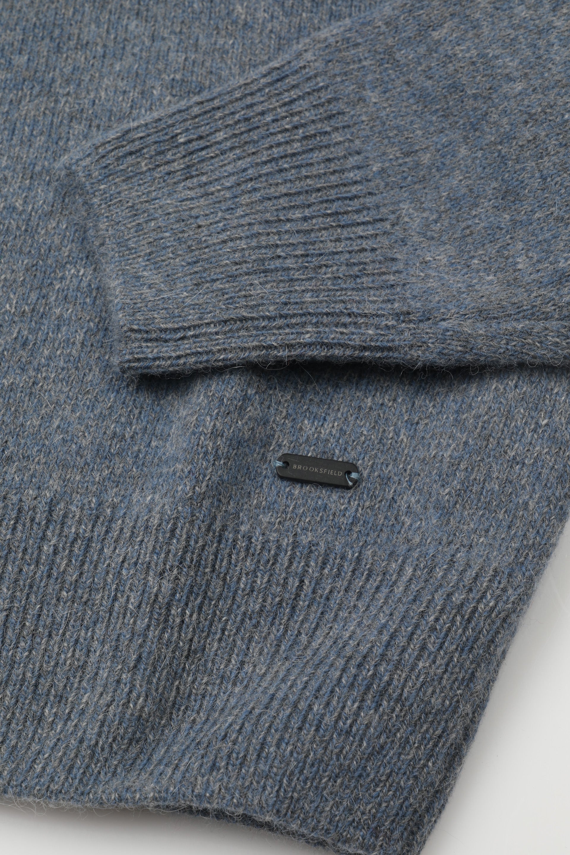 Maglia dolcevita in misto alpaca. Blu - Thunder