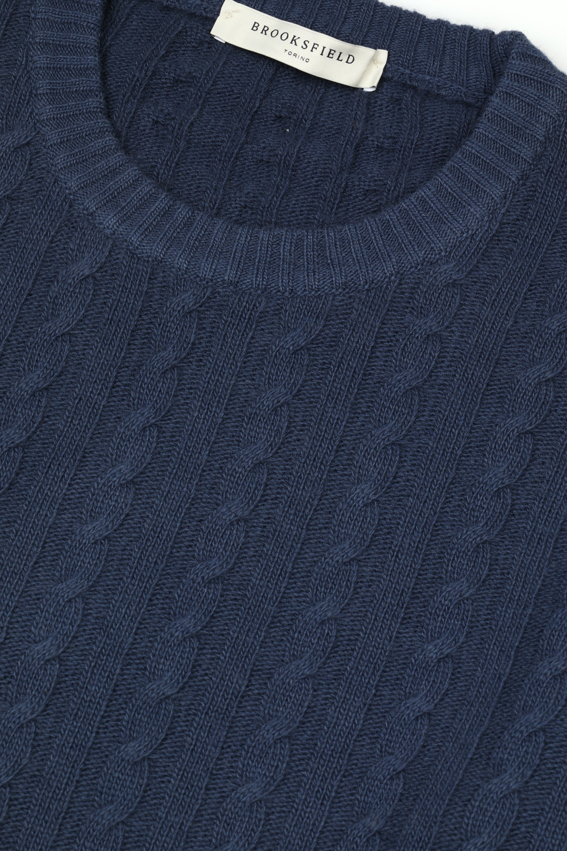 UOMO-GIROCOLLO TRECCE ALL OVER, TINTO CAPO - TUNISIA, LAMBSWOOL (FIN.7) - Balena