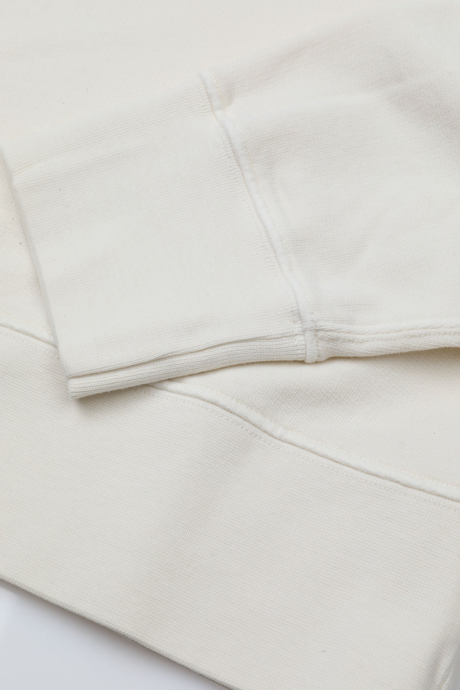 FELPA, GIROCOLLO, STAMPA BROOKSFIELD DEPARTMENT, FELPA COTONE UNITO, TINTO CAPO SPECIALE - Panna
