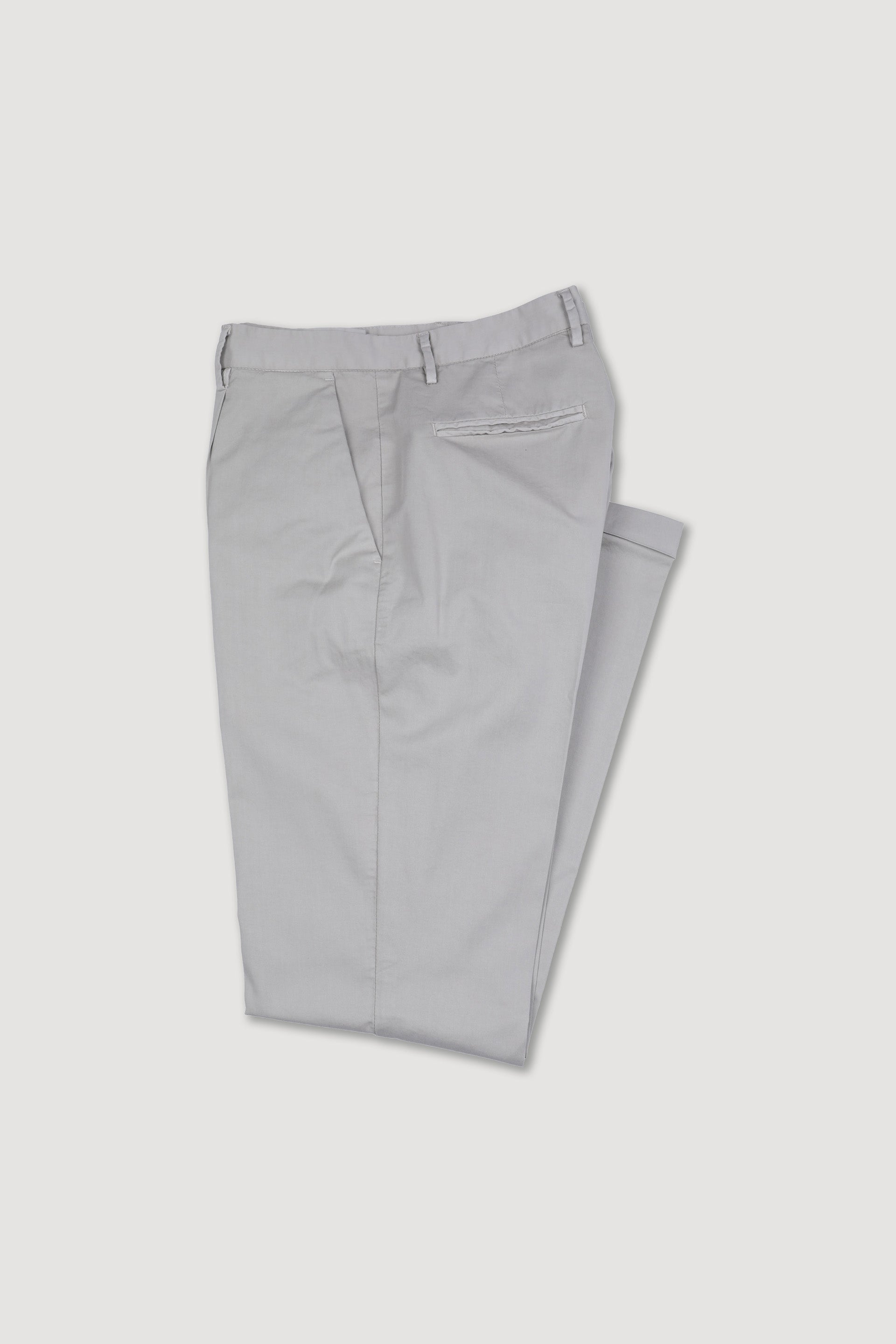 PANTALONE, MARCELLO-CHINO CON PINCES, TWILL COTONE STRETCH UNITO, TINTO CAPO - Spago