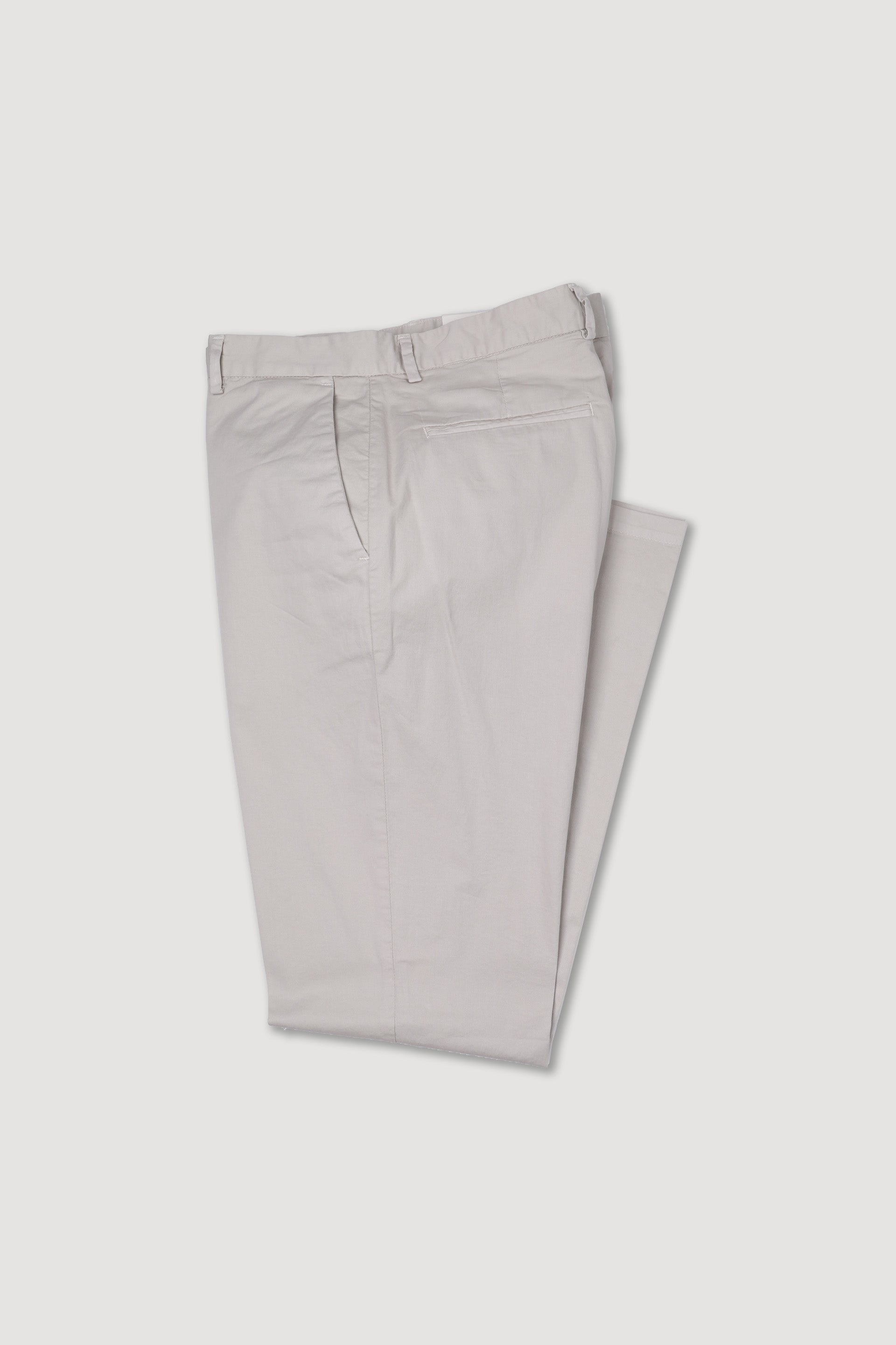PANTALONE, DEAN-CHINO, TWILL COTONE STRETCH UNITO, TINTO CAPO - Mastice
