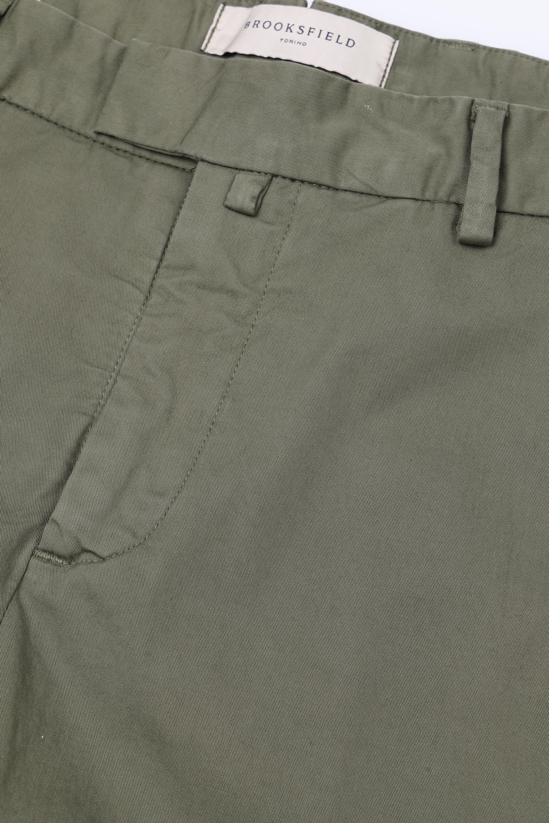 PANTALONE, DEAN-CHINO, TWILL COTONE STRETCH UNITO, TINTO CAPO - Alligator