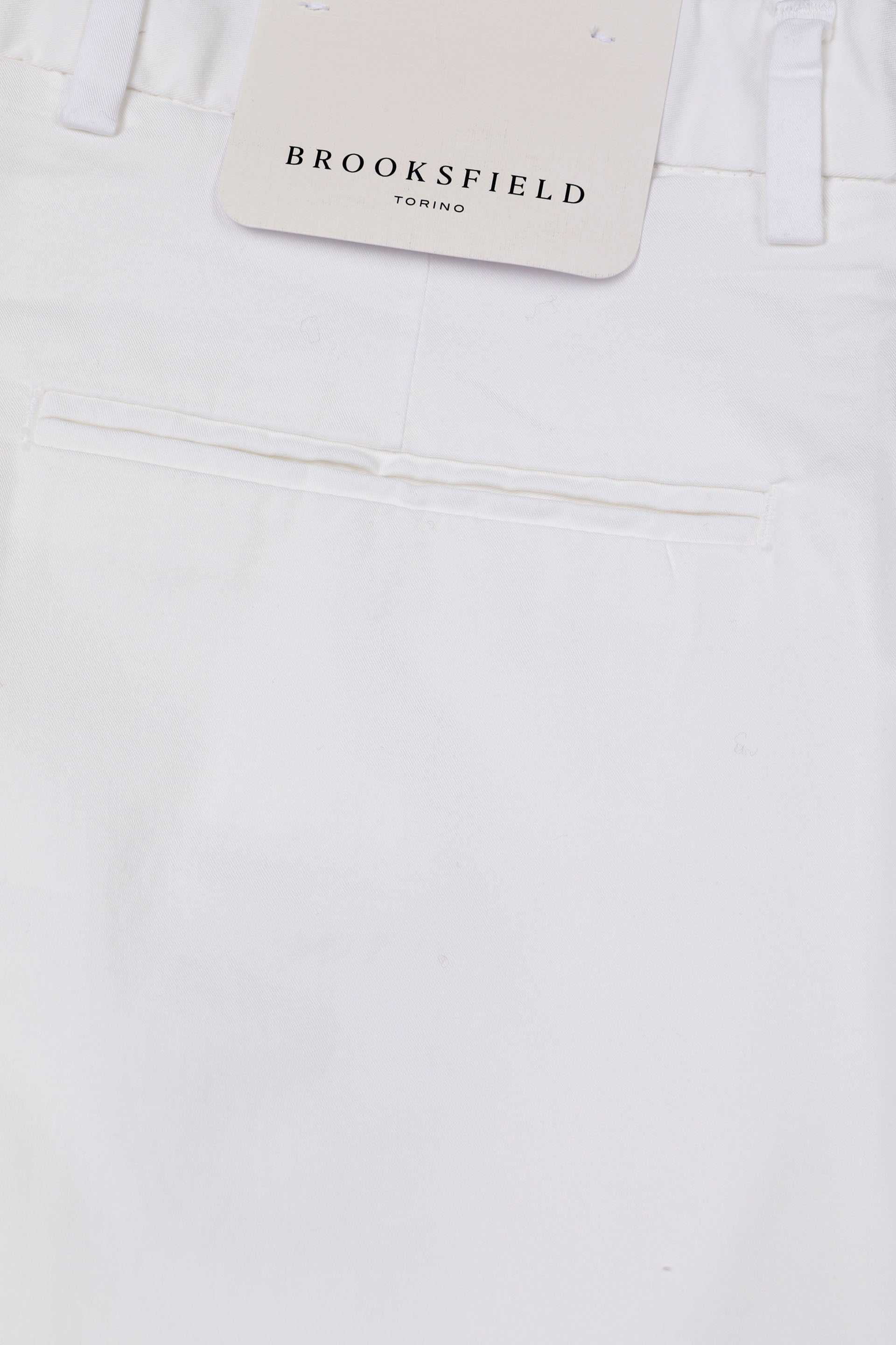 PANTALONE, DEAN-CHINO, TWILL COTONE STRETCH UNITO, TINTO CAPO - Off white