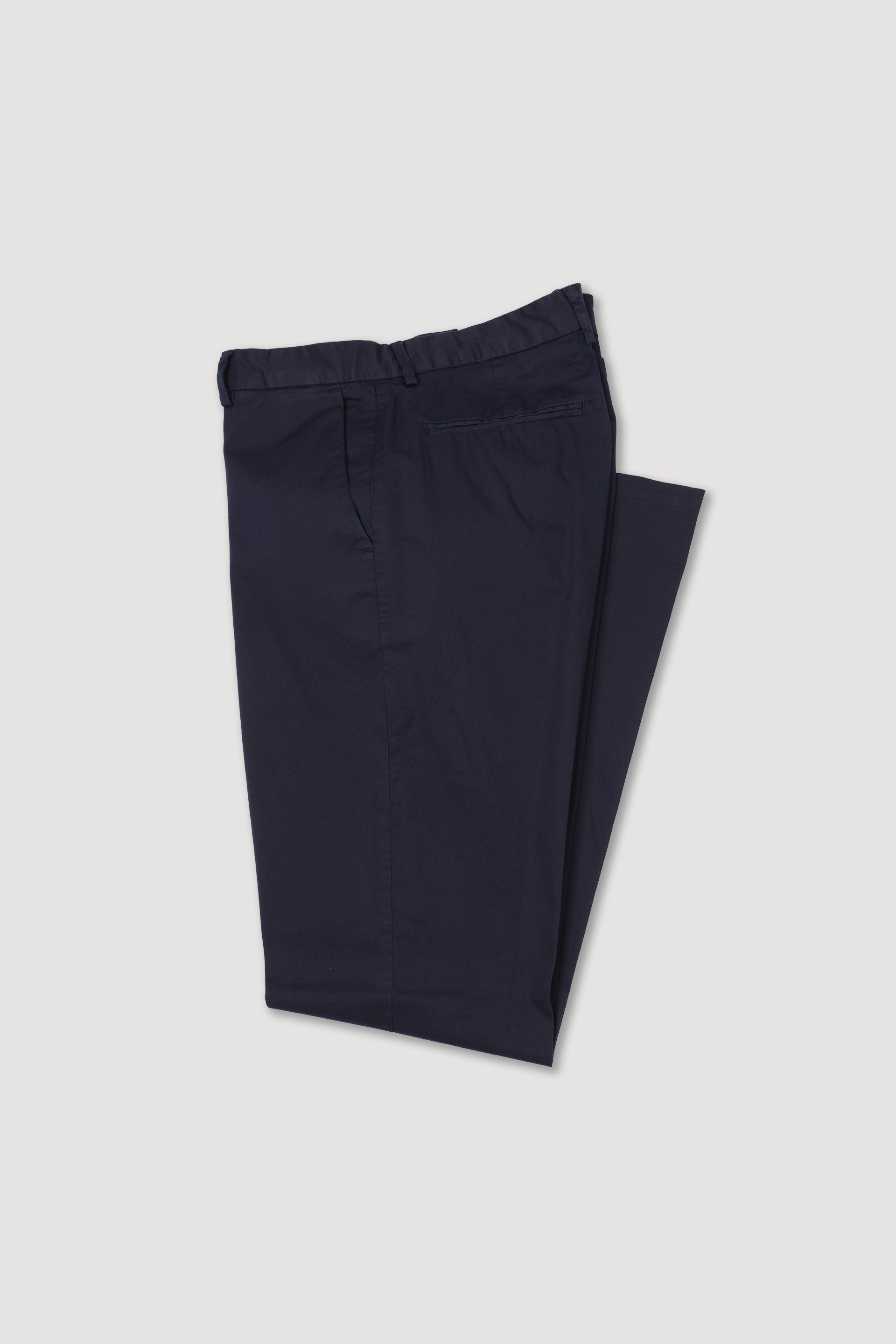 PANTALONE, DEAN-CHINO, TWILL COTONE STRETCH UNITO, TINTO CAPO - Navy blue