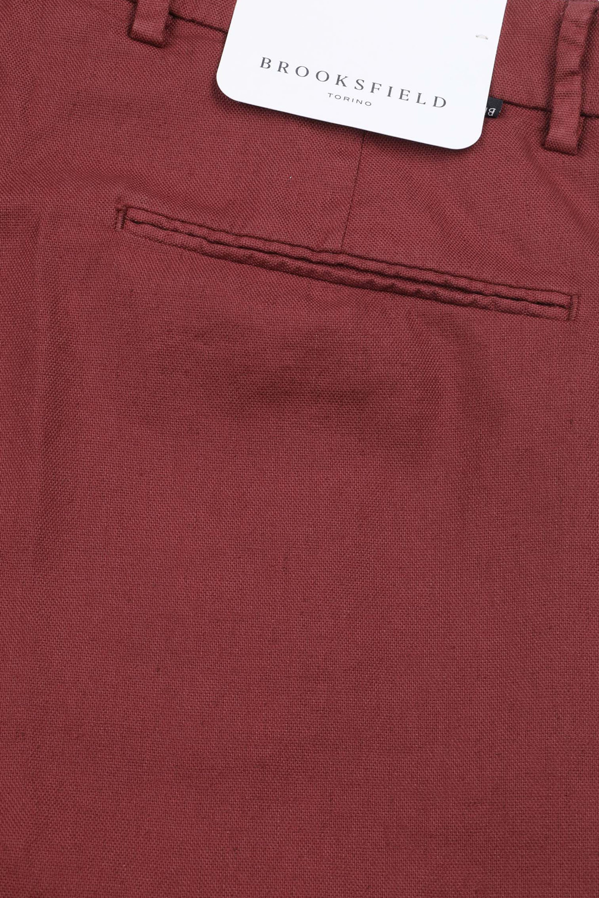 PANTALONE, DEAN-CHINO,  MISTO LINO STRETCH UNITO, TINTO CAPO - Tabasco