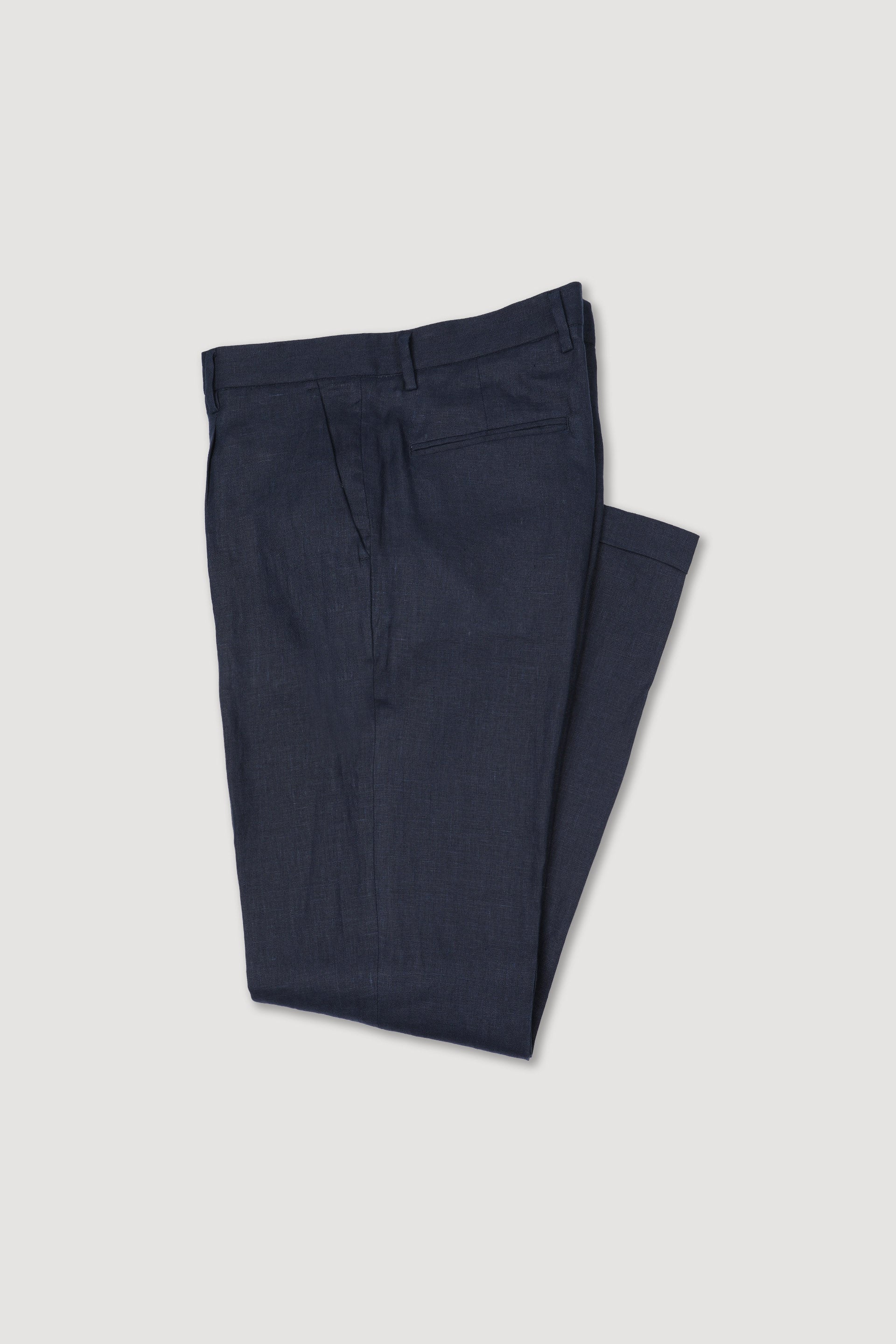 PANTALONE, TAILORED PLEATED,  LINO UNITO - Blu notte