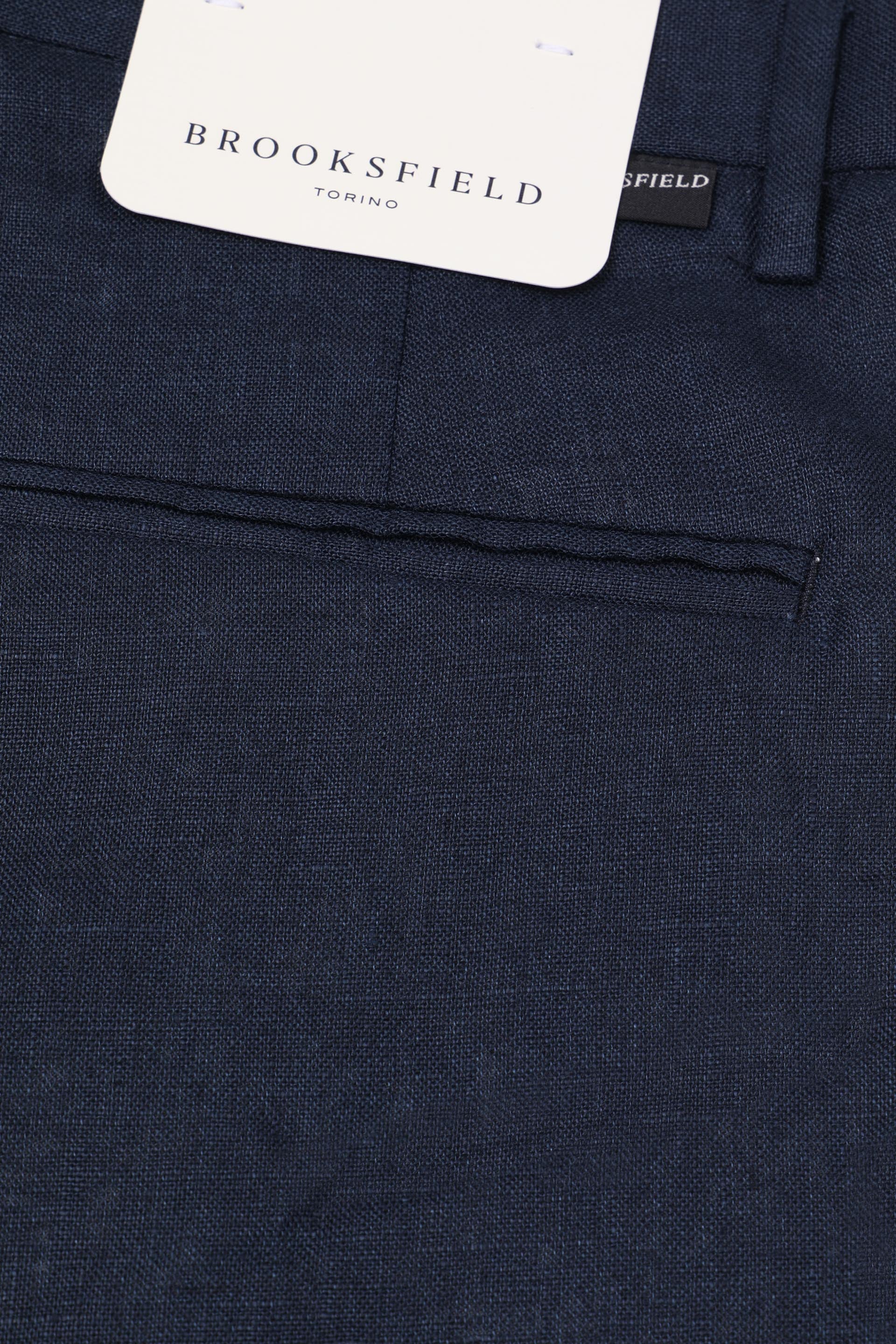 PANTALONE, TAILORED PLEATED,  LINO UNITO - Blu notte
