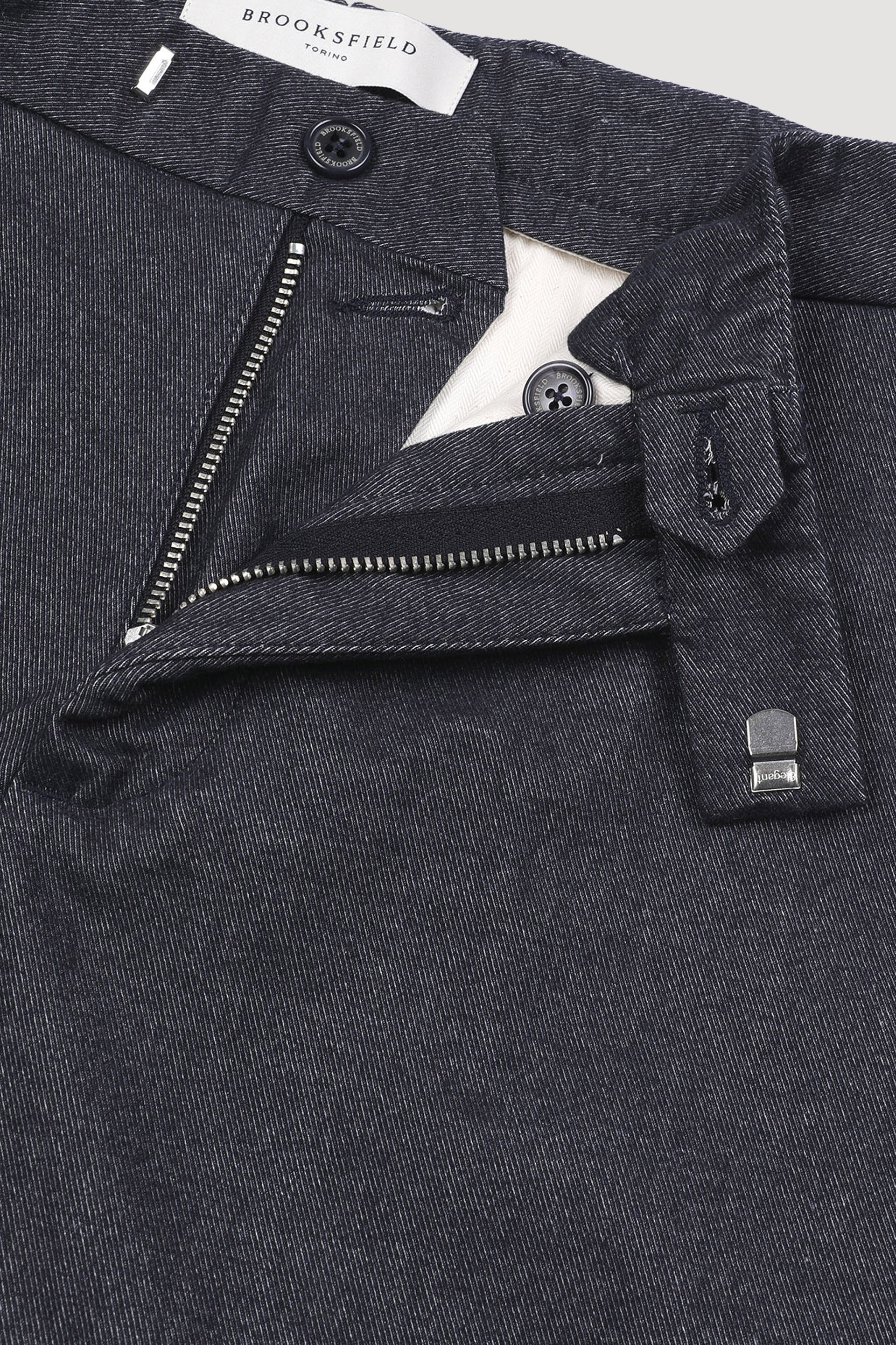 PANTALONE, DEAN-CHINO, TWILL MISTO LYOCELL STRETCH UNITO - Inchiostro