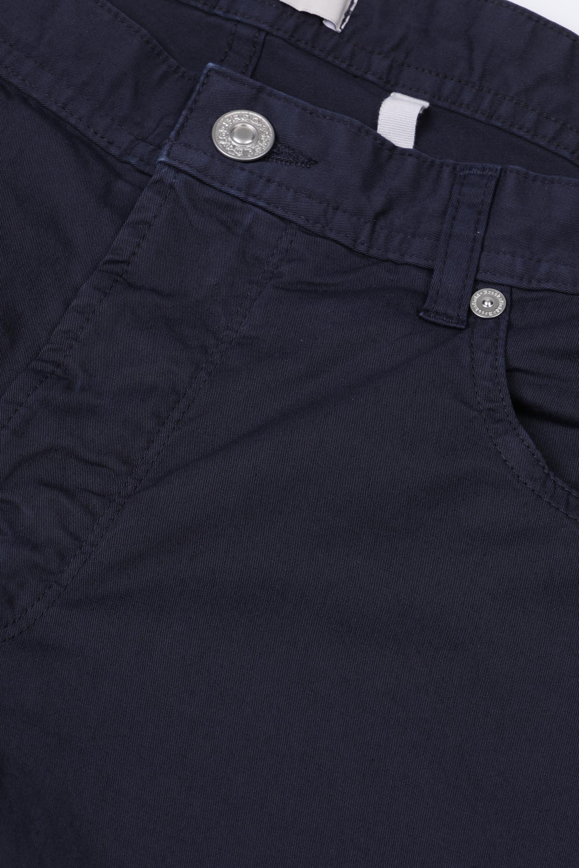 PANTALONE, 5 TASCHE, TWILL COTONE STRETCH UNITO, TINTO CAPO - Navy blue