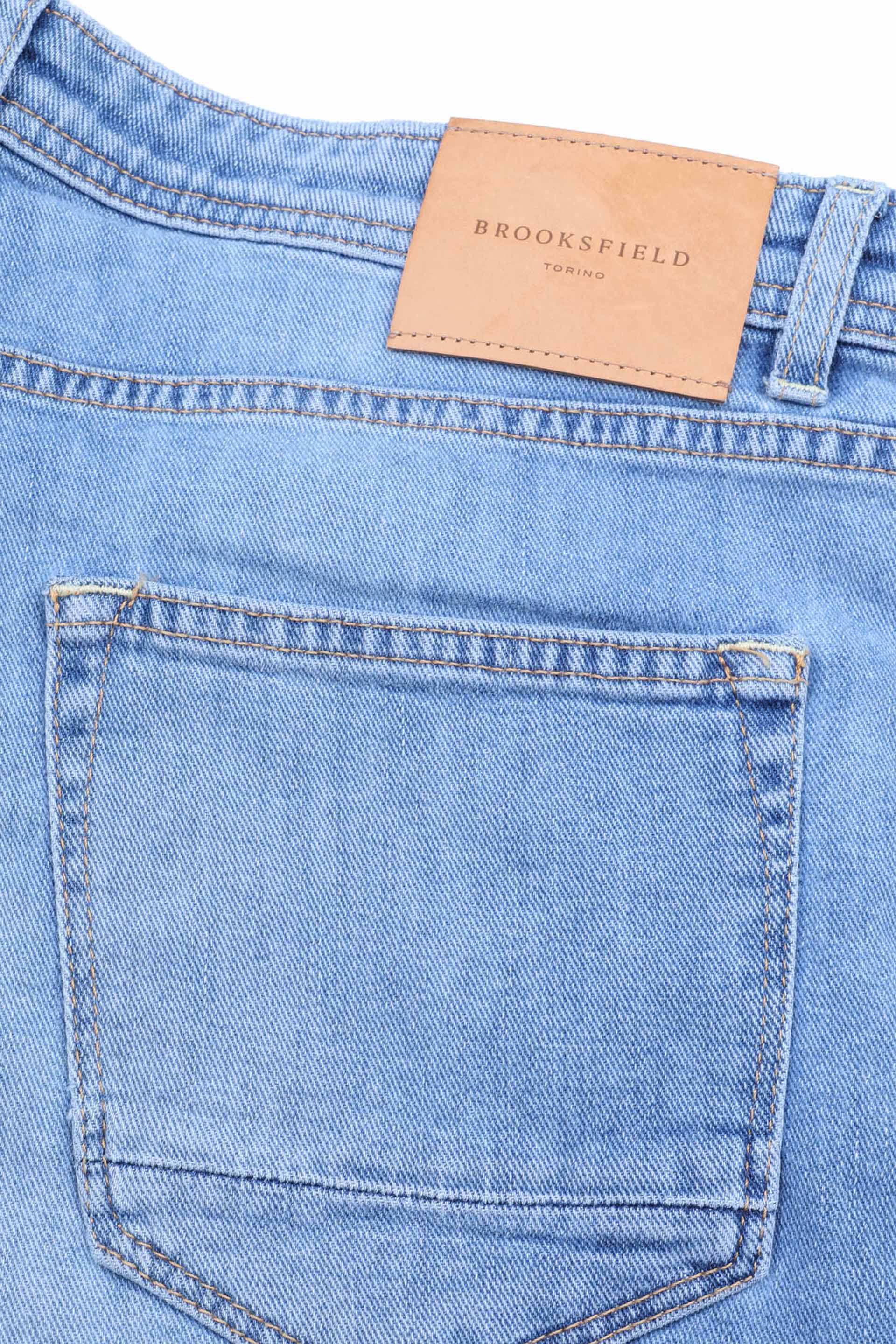 PANTALONE, ORIGINAL, DENIM COTONE STRETCH UNITO, LAVATO SPECIALE - Vintage light blue