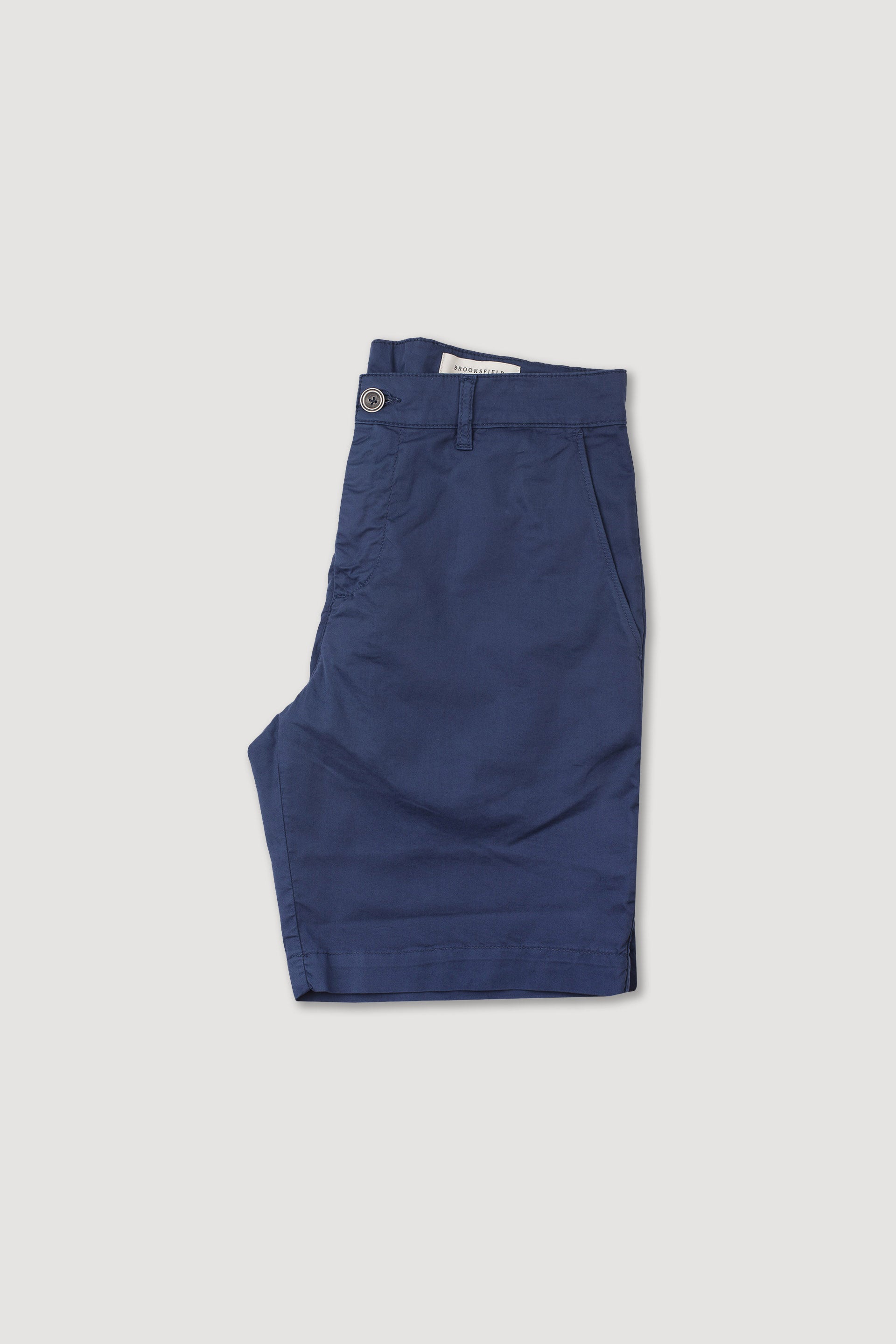BERMUDA IVY, CHINO, TWILL COTONE STRETCH UNITO, TINTO CAPO - Denim blue