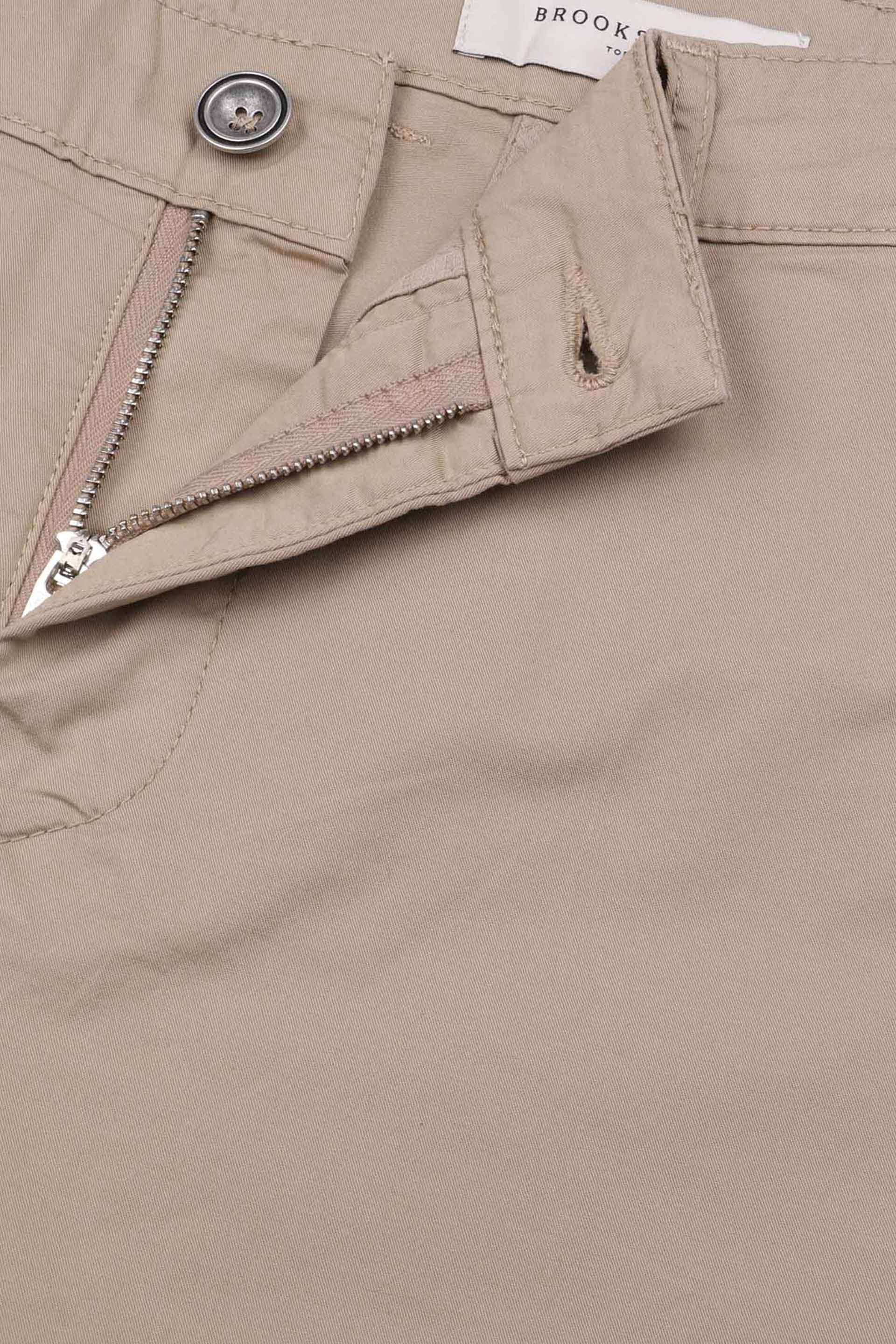 BERMUDA IVY, CHINO, TWILL COTONE STRETCH UNITO, TINTO CAPO - Jute
