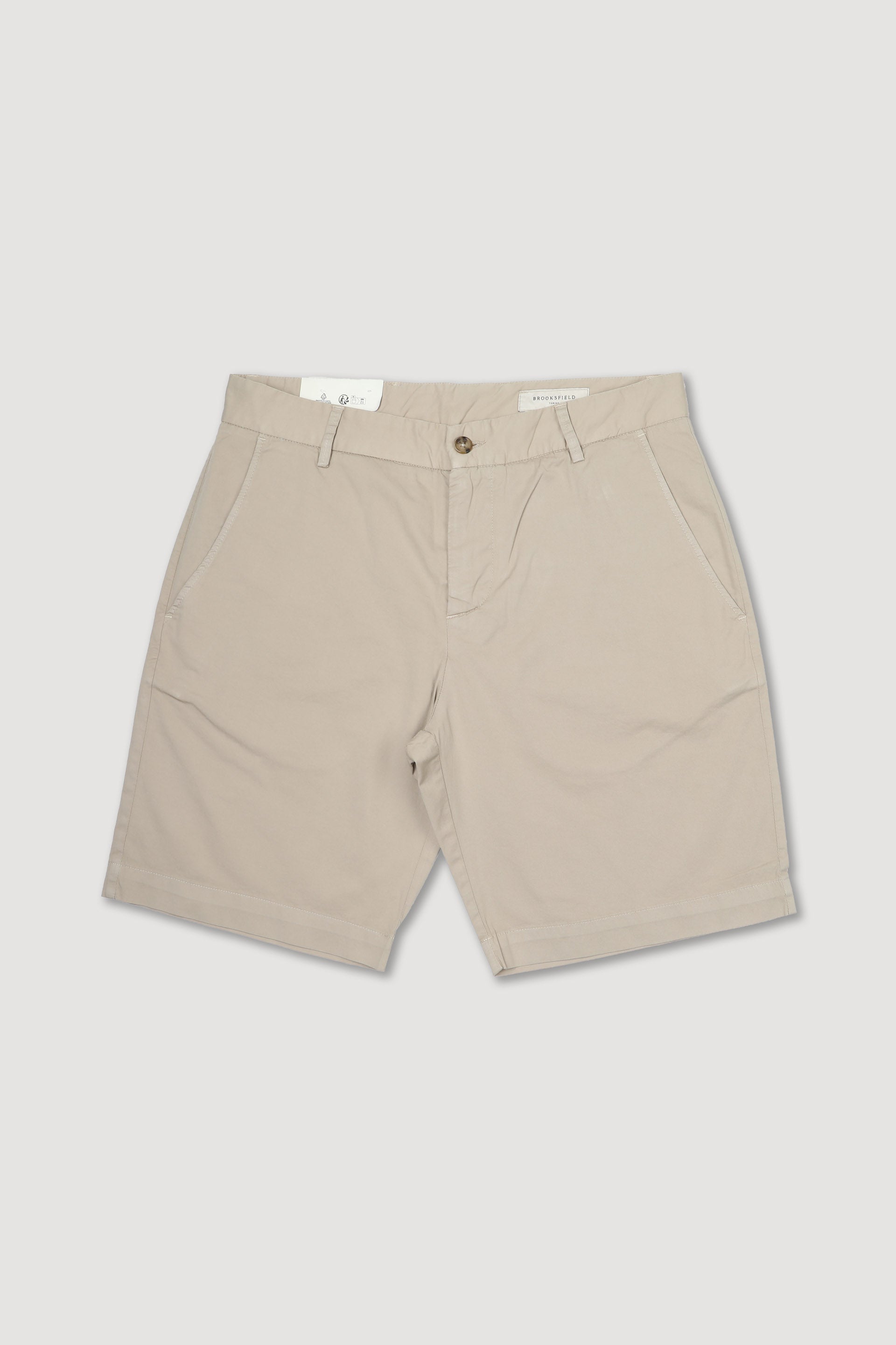 BERMUDA IVY, CHINO, TWILL COTONE STRETCH UNITO, TINTO CAPO - Soft kaki