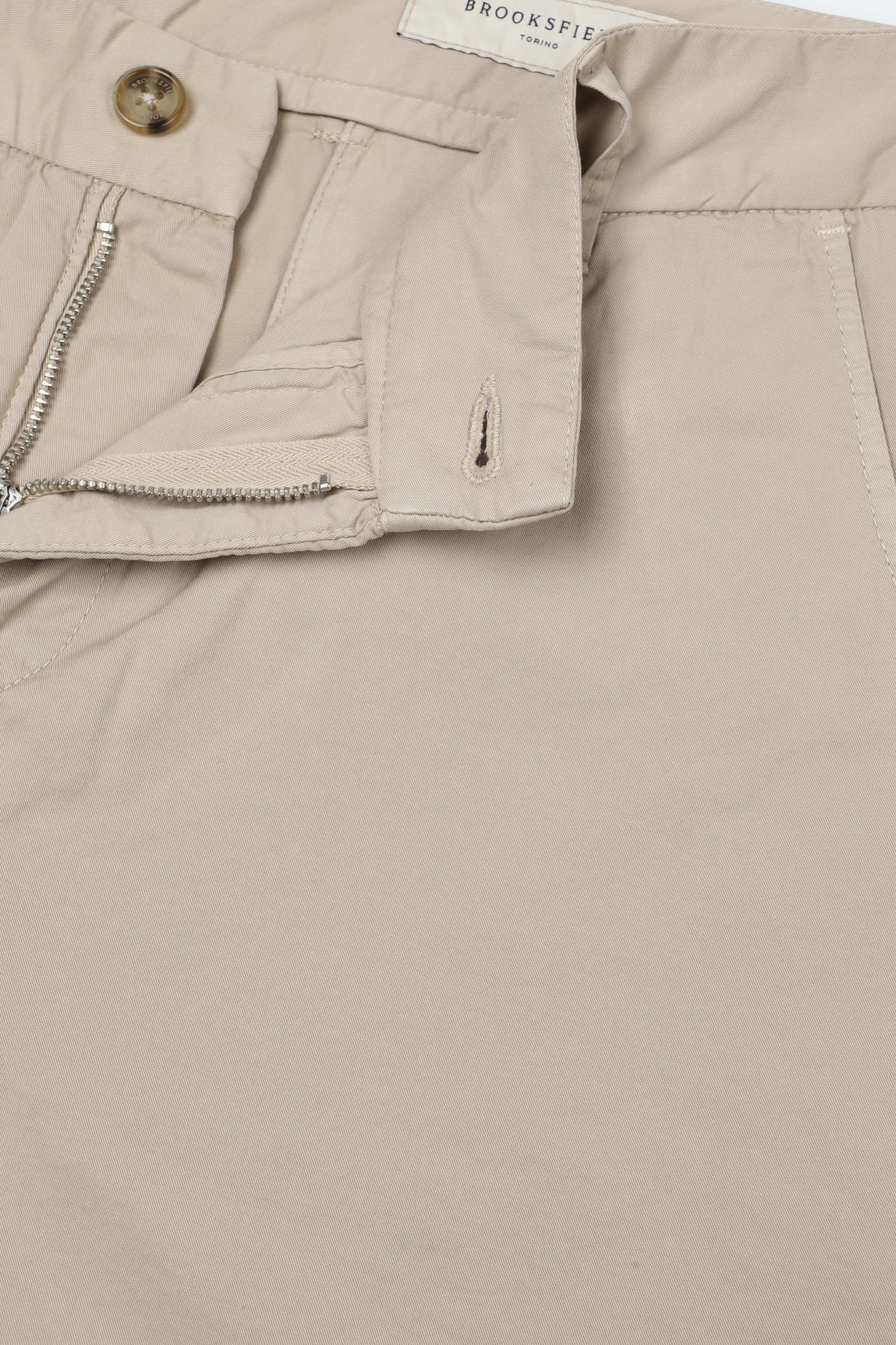 BERMUDA IVY, CHINO, TWILL COTONE STRETCH UNITO, TINTO CAPO - Soft kaki