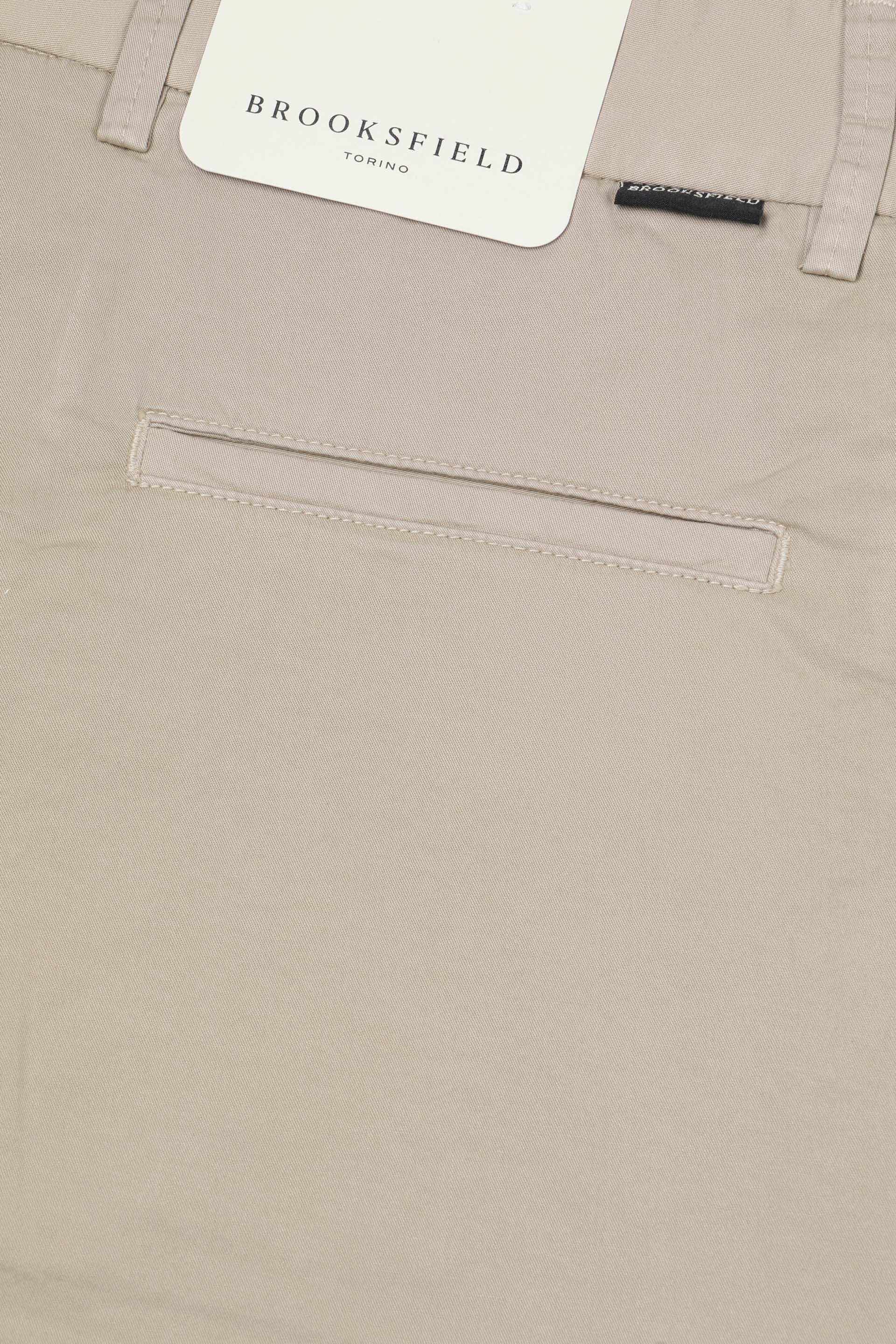 BERMUDA IVY, CHINO, TWILL COTONE STRETCH UNITO, TINTO CAPO - Soft kaki