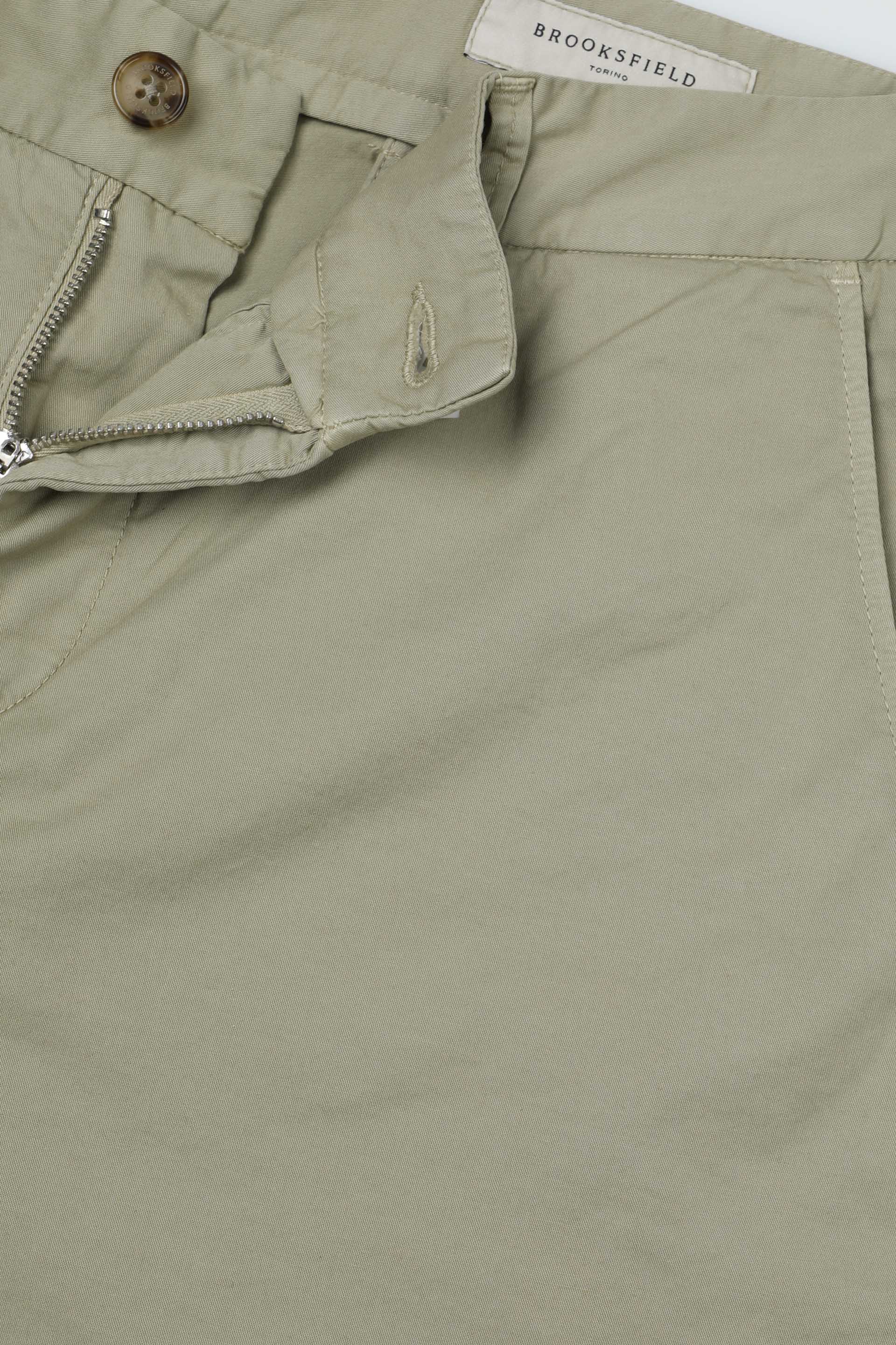 BERMUDA IVY, CHINO, TWILL COTONE STRETCH UNITO, TINTO CAPO - Artichoke