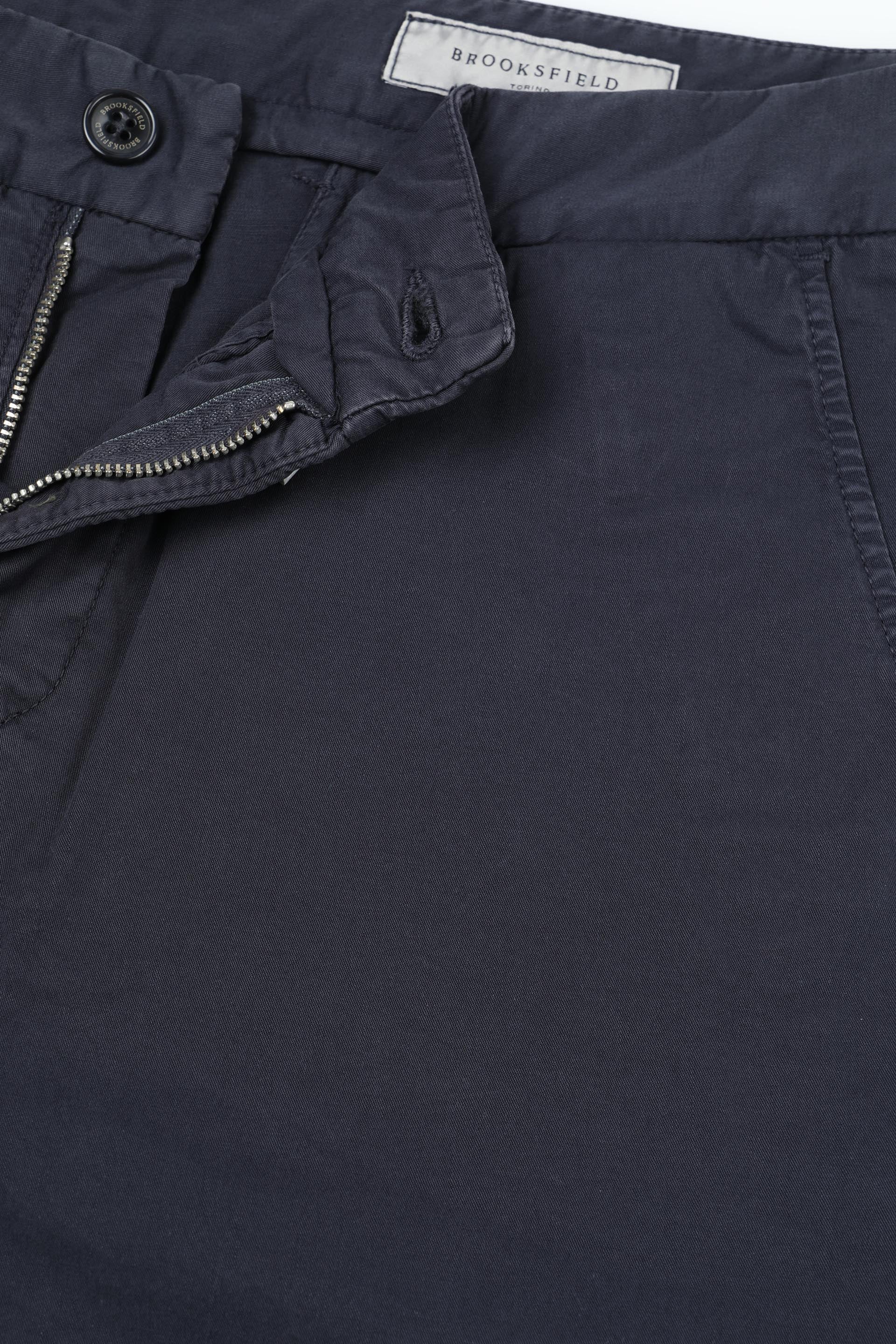 BERMUDA IVY, CHINO, TWILL COTONE STRETCH UNITO, TINTO CAPO - Navy blue