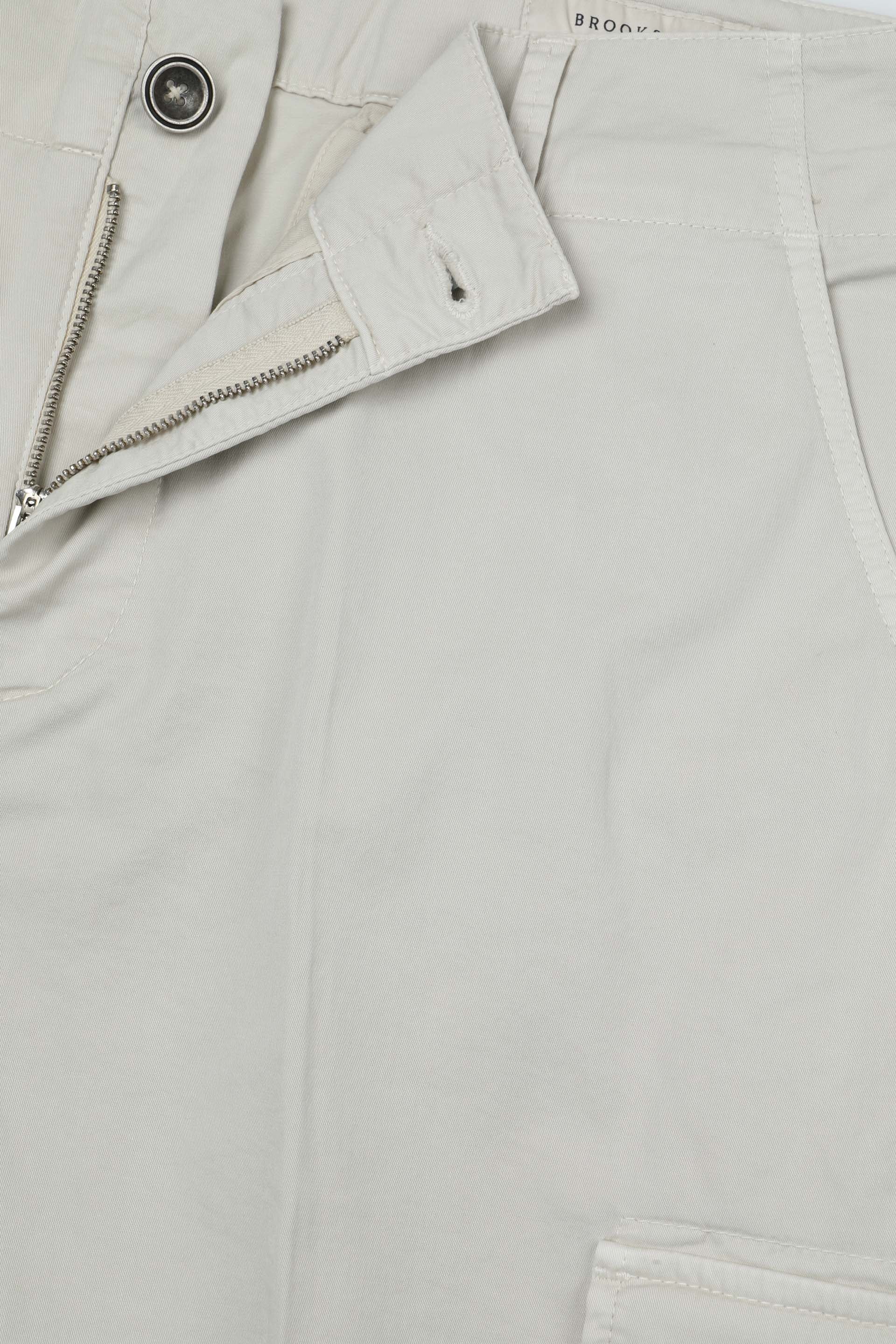 EARL, BERMUDA CARGO, TWILL COTONE STRETCH UNITO, TINTO CAPO - Mastice