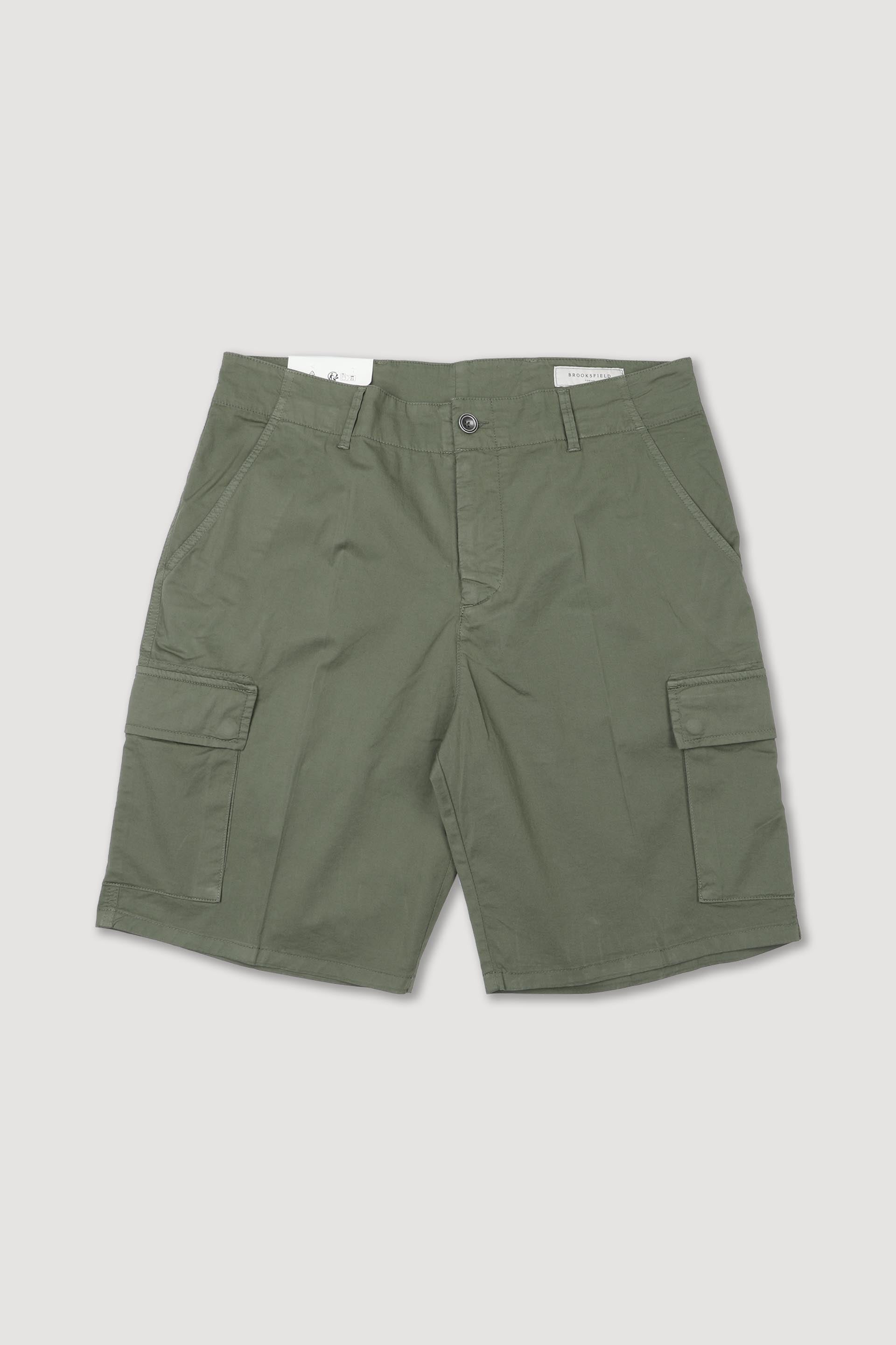 EARL, BERMUDA CARGO, TWILL COTONE STRETCH UNITO, TINTO CAPO - Alligator